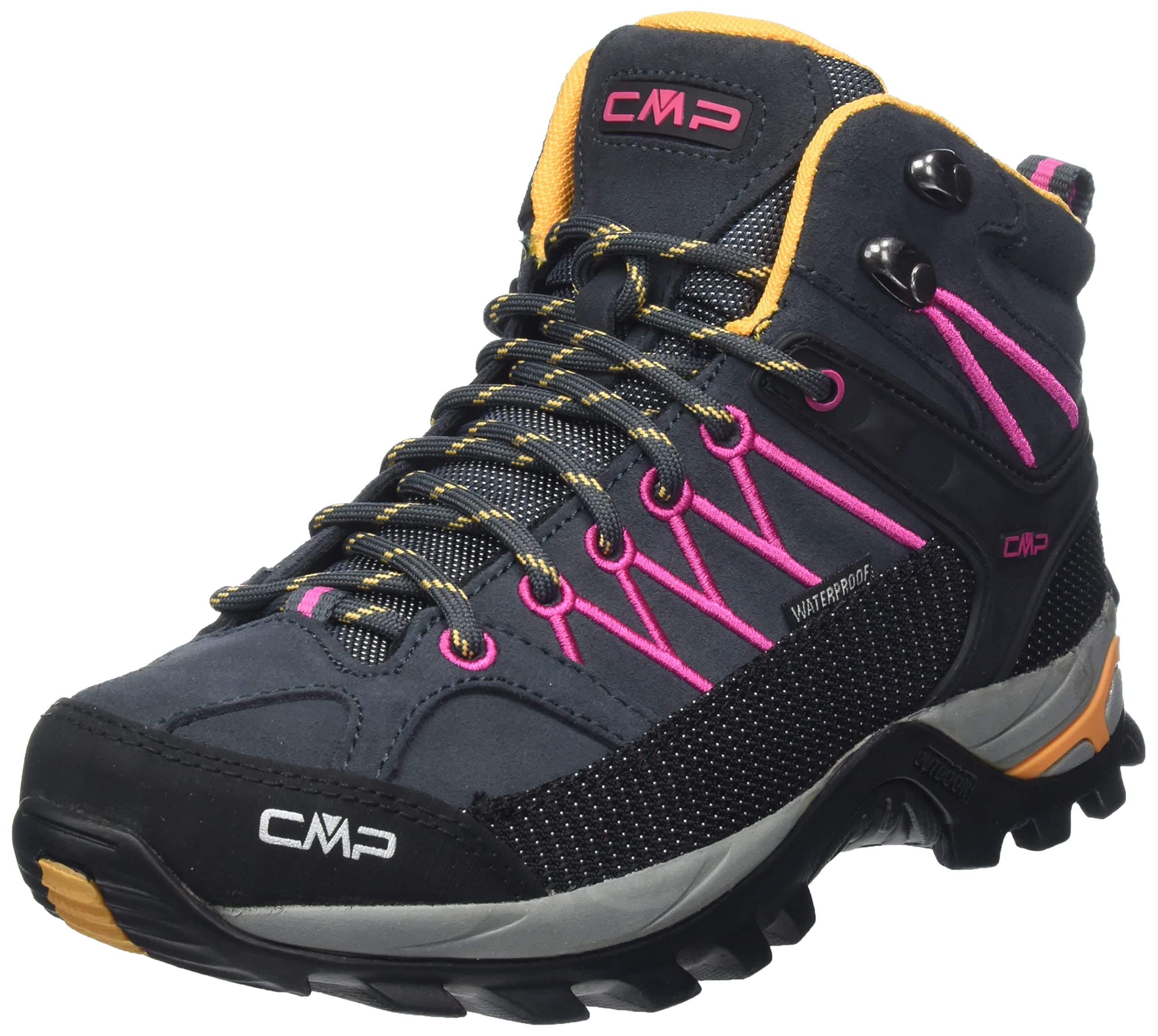 CMP Rigel MID WMN Waterproof Trekking Shoes for Women - Lightweight Hiking Boots for Outdoor Adventures & Trail Walking