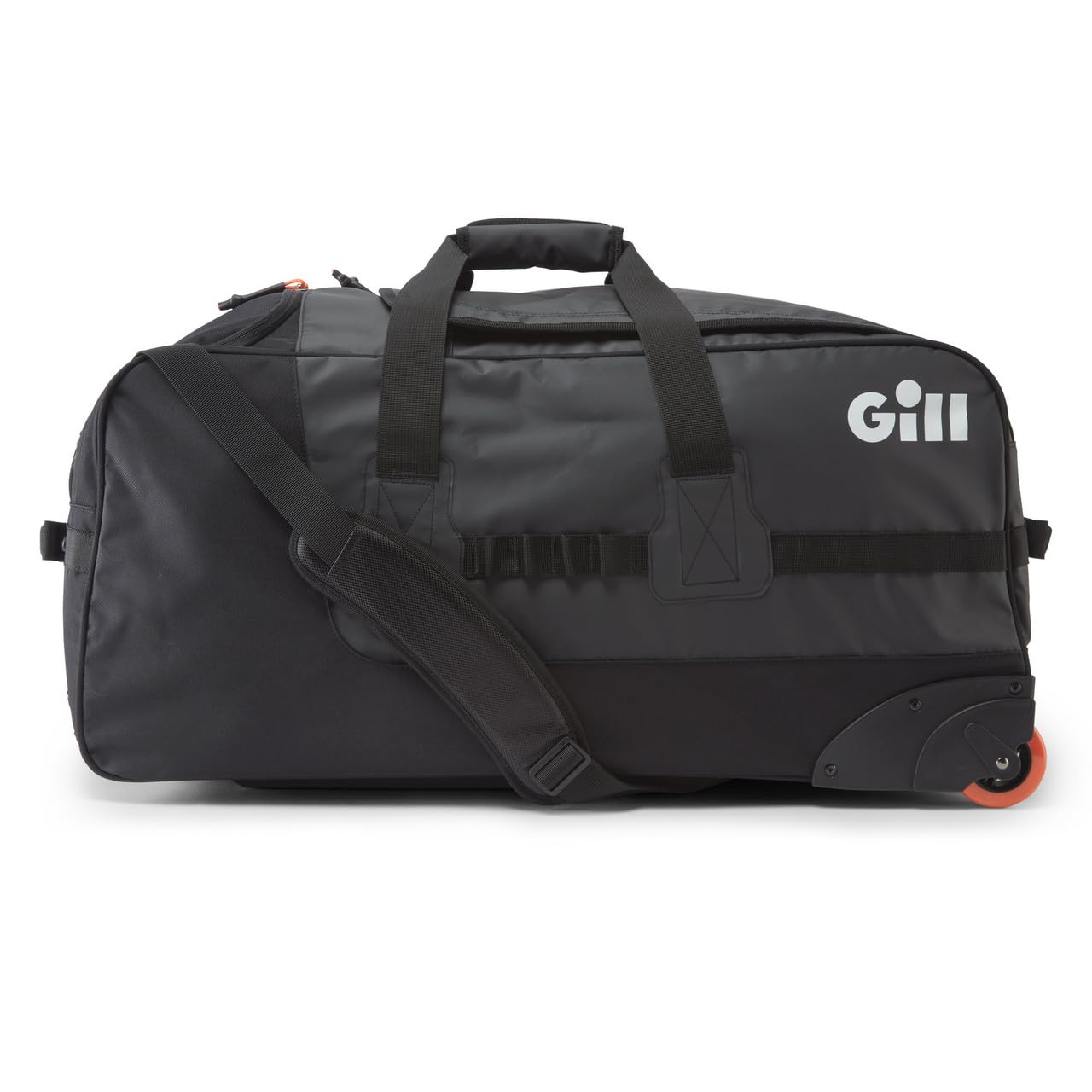 Gill 90 Liter Rolling Duffle Bag - Heavy Duty Waterproof Luggage with Smooth Rolling Wheels for Travel, Camping & Outdoor Adventures