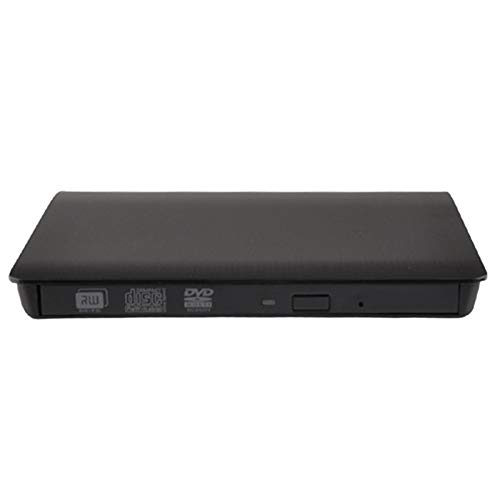 Doumneou USB 3.0 SATA External DVD Drive Enclosure - Hard Plastic Case for Laptop/Notebook 12.7mm CD-ROM - Compatible with SATA HDD/SSD (No Optical Drive) - Perfect for Data Backup, Media Playback & File Transfer