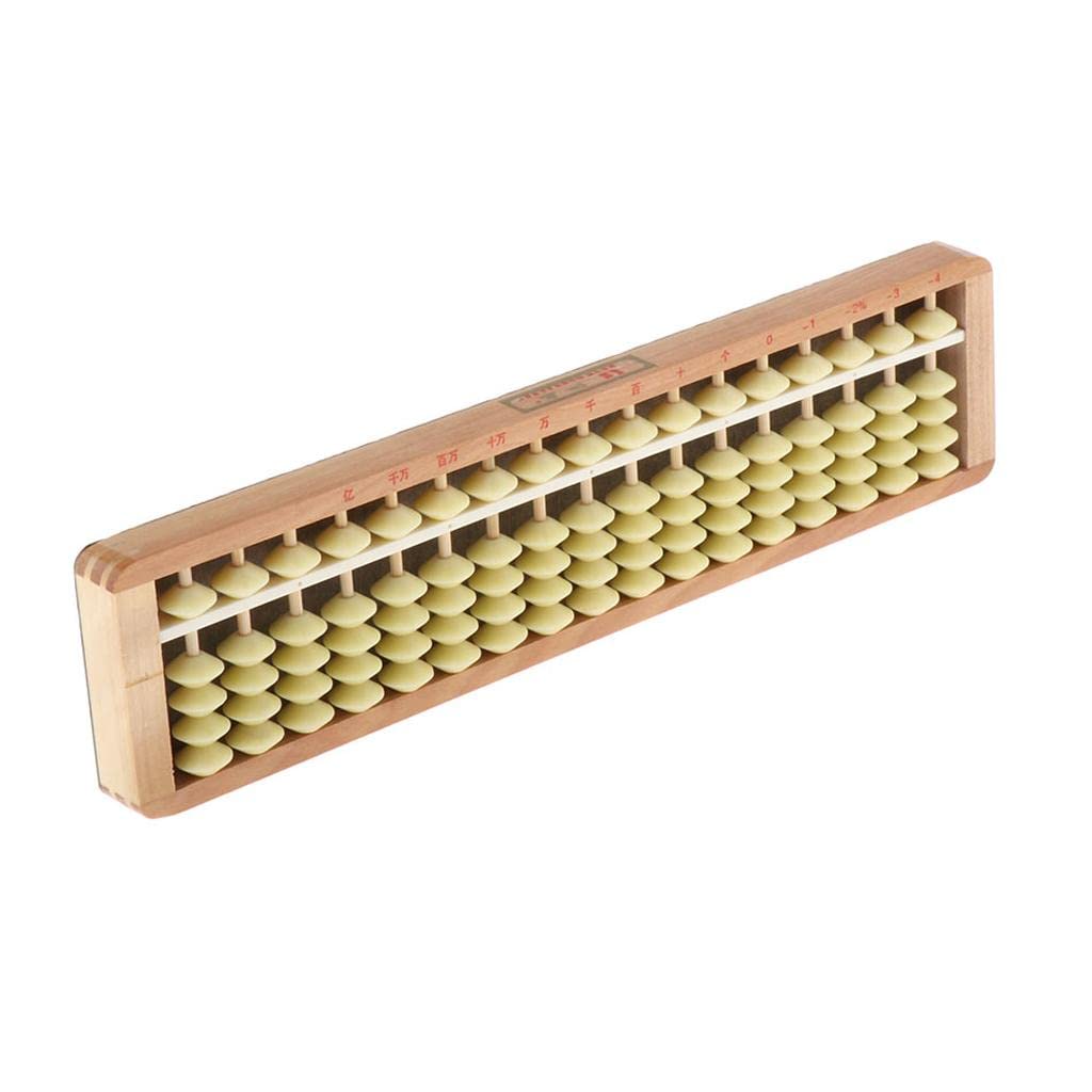 Professional 17-Column Wooden Abacus Calculator - Math Learning Tool for Kids & Adults | Perfect for Classroom, Homeschooling & Office Use