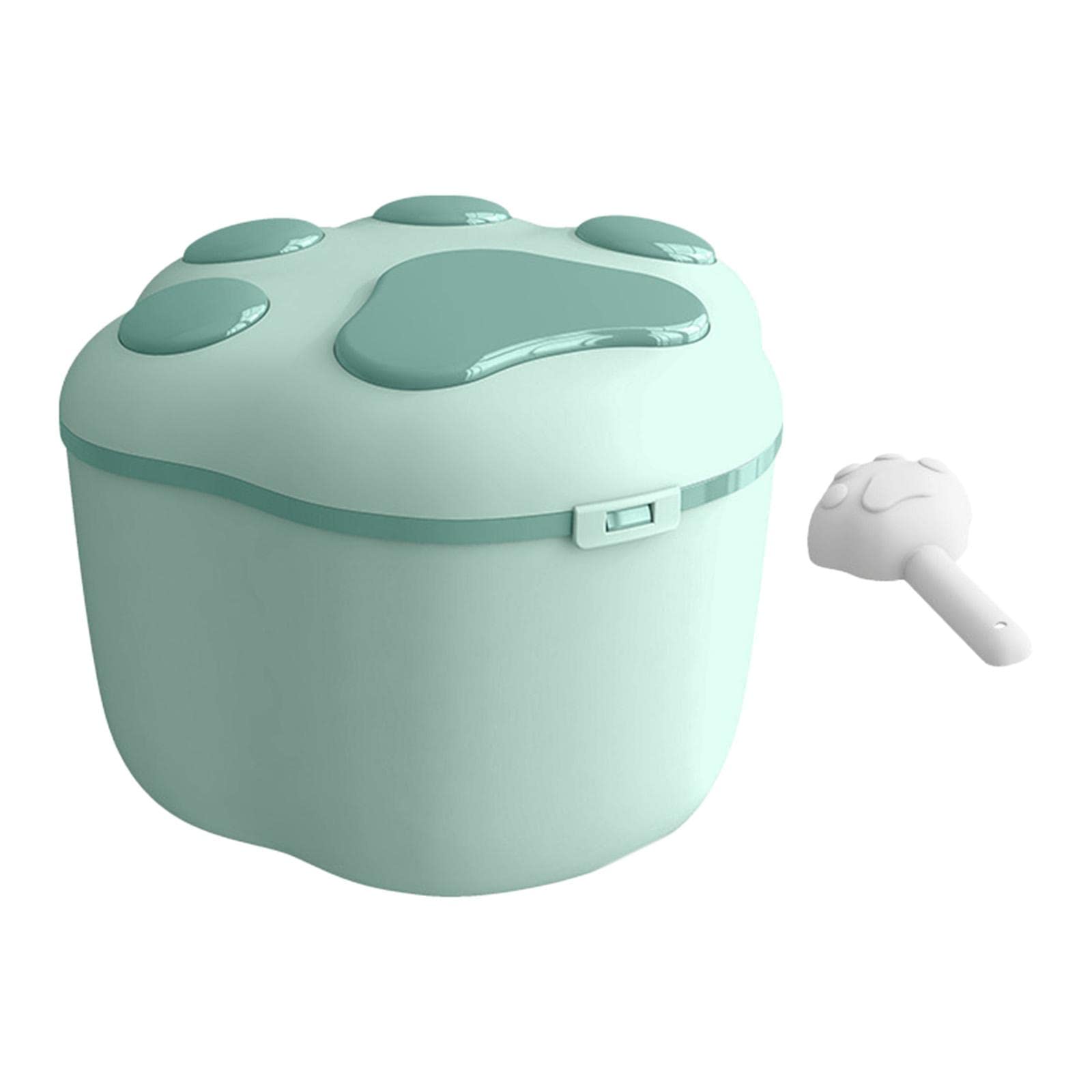 10KG Airtight Dog Food Storage Container with Lid - Large Pet Food Dispenser for Dry Kibble, Cereal, Rice - BPA-Free Plastic, Green - Perfect for Kitchen, Pantry & Pet Feeding Areas