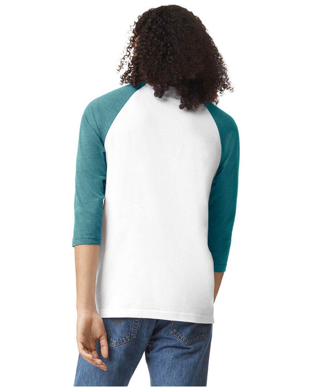 American Apparel 2003CVC Unisex Raglan T-Shirt | Soft Cotton Blend Tee for Men & Women | Perfect for Casual Wear, Gym & Everyday Outfits
