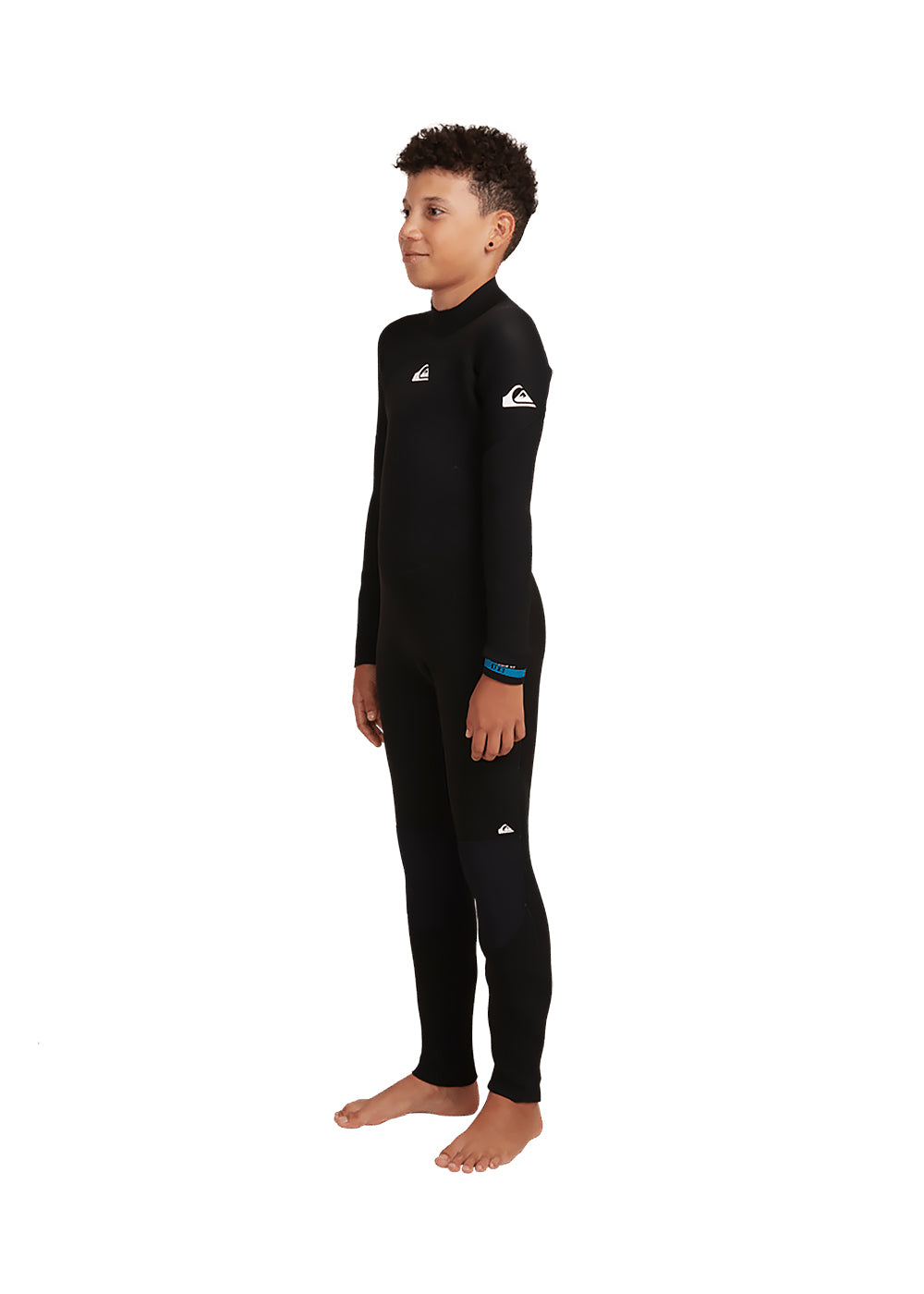 Quiksilver Boys Prologue 4/3mm Back Zip Steamer Wetsuit for Kids - Youth Surfing, Diving & Water Sports Gear