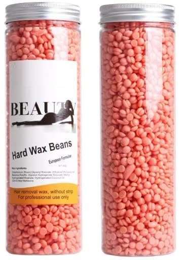 **URBANMAC Hard Wax Beans for Hair Removal - 400g Bikini & Body Wax Pellets (Multicolor) - Painless & Smooth Skin at Home - Ideal for Legs, Arms, Underarms & Sensitive Areas**