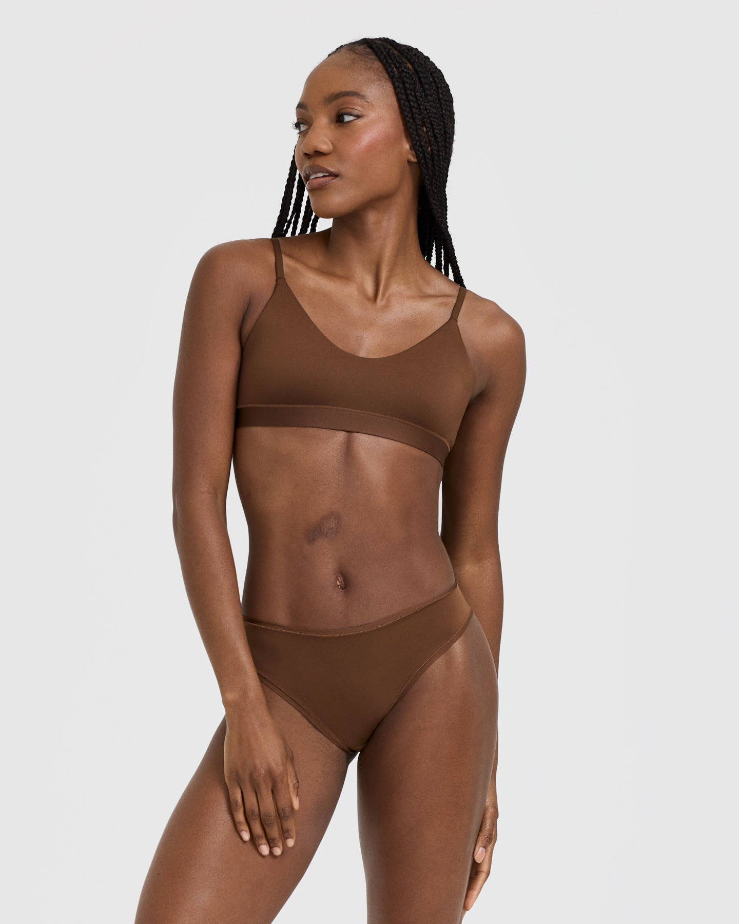 Silhouette Bralette - Nude Seamless Wireless Bra for Women | Comfortable Everyday Wear, Yoga, Lounge & Sleep