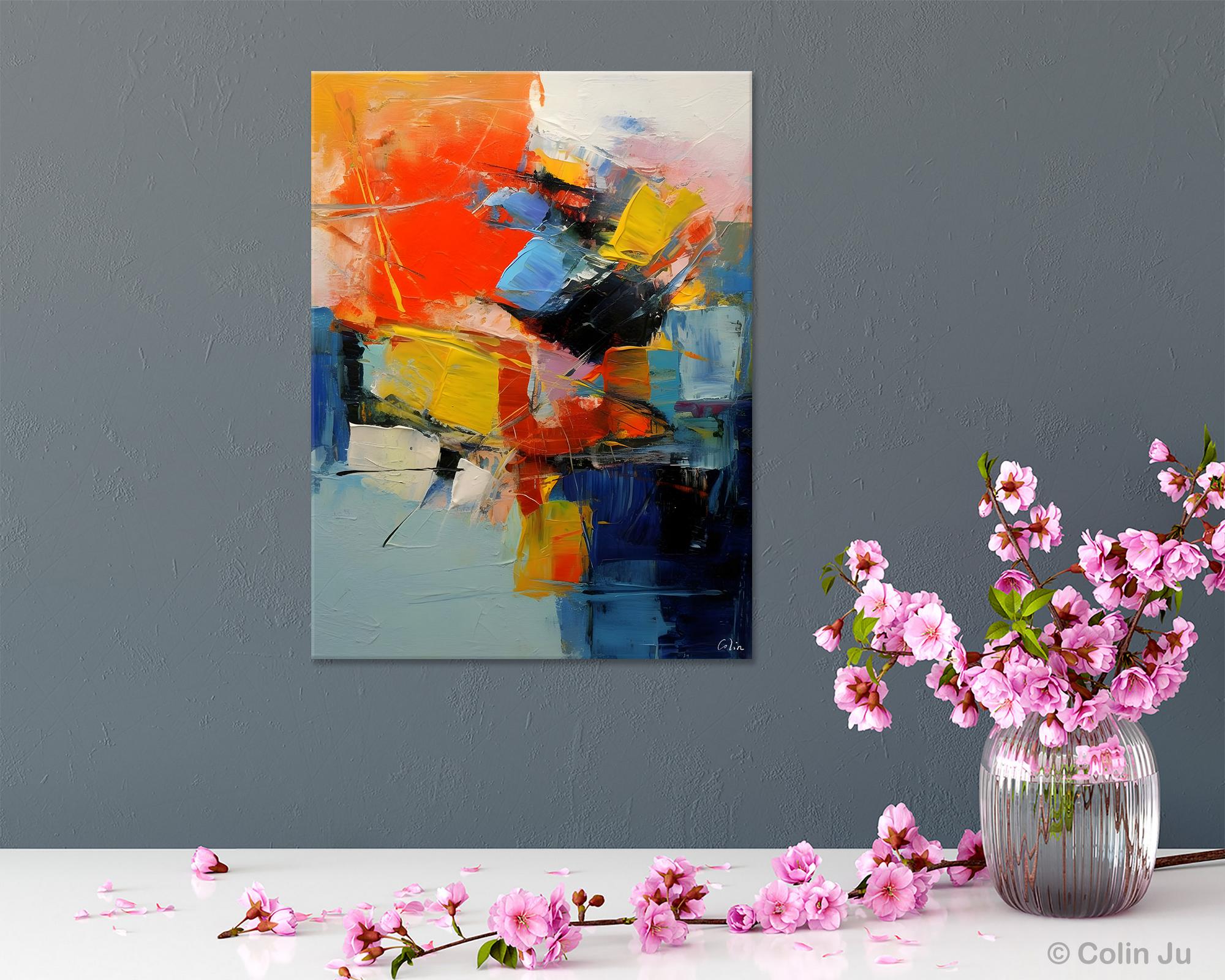 Large Canvas Wall Art for Living Room - Original Contemporary Acrylic Painting - Modern Abstract Artwork for Home Decor - Perfect for Bedroom, Office & Dining Room