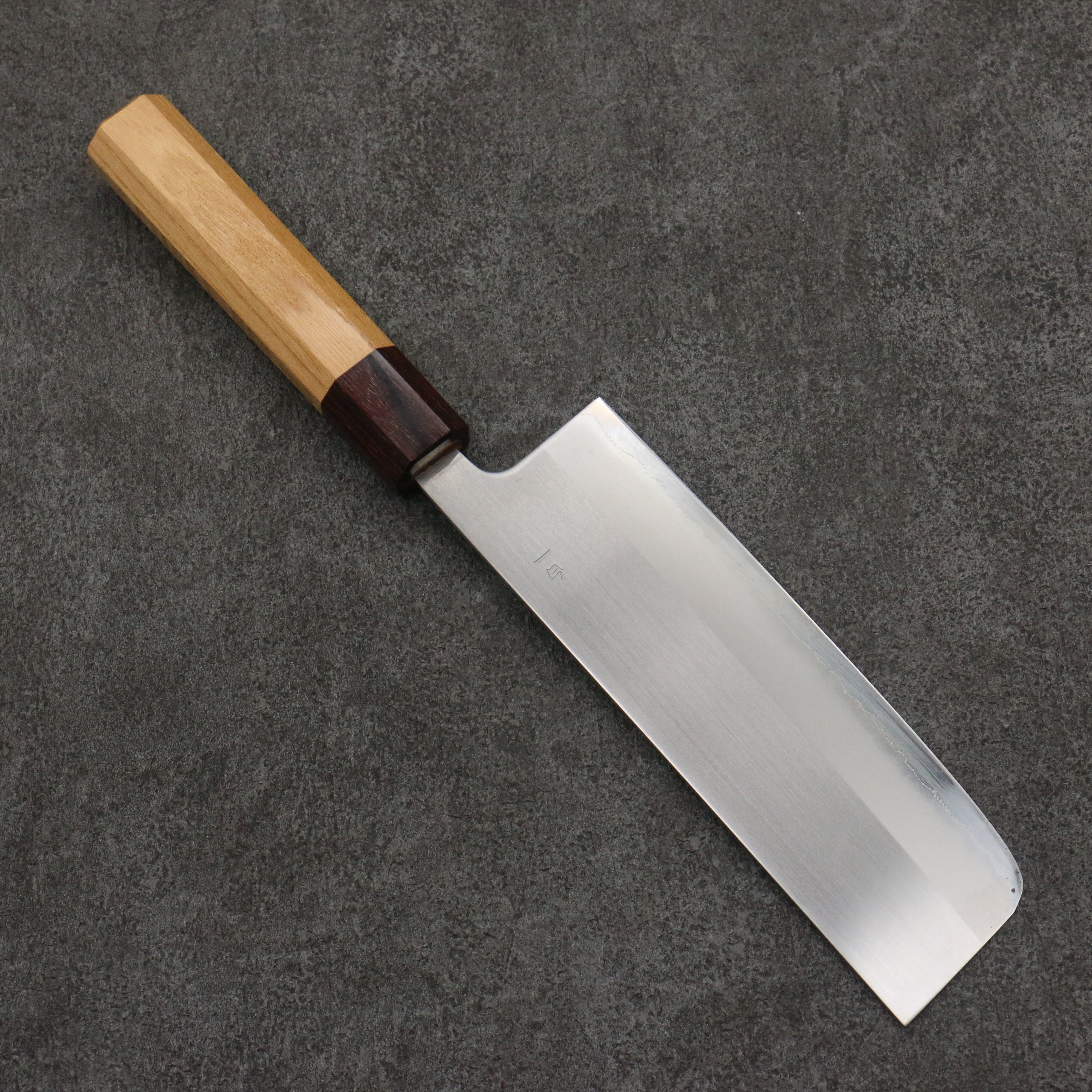 Premium OUL White Steel No.1 Nakiri Knife 165mm - Japanese Chef Knife with Keyaki (Elm Wood) Handle - Perfect for Sushi, Vegetables & Precision Cutting