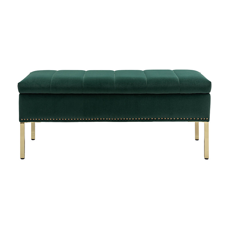 Egmund Upholstered Flip Top Storage Bench - Stylish Ottoman with Hidden Storage for Bedroom, Living Room & Entryway - Perfect for Home Organization & Extra Seating