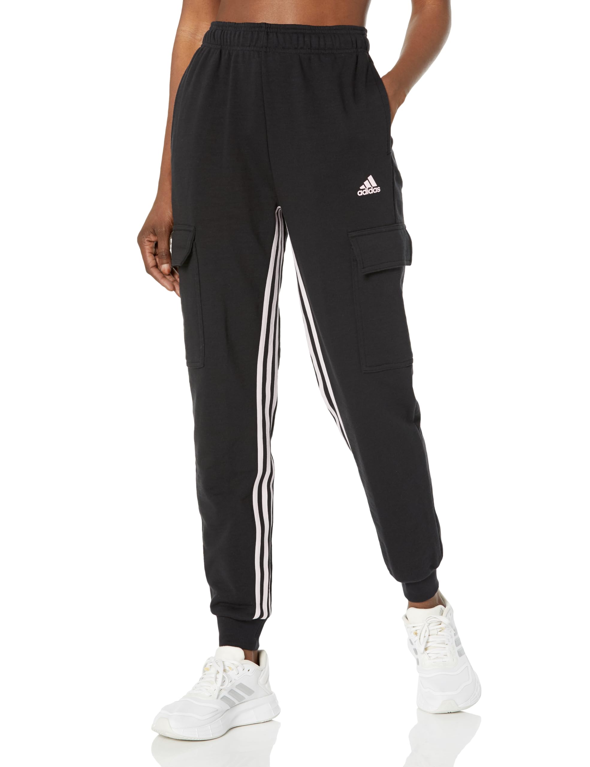 Adidas Women's High Waist Cargo Pants for Dance, Workout & Streetwear - Comfortable Stretch Fabric for Yoga, Gym & Casual Wear