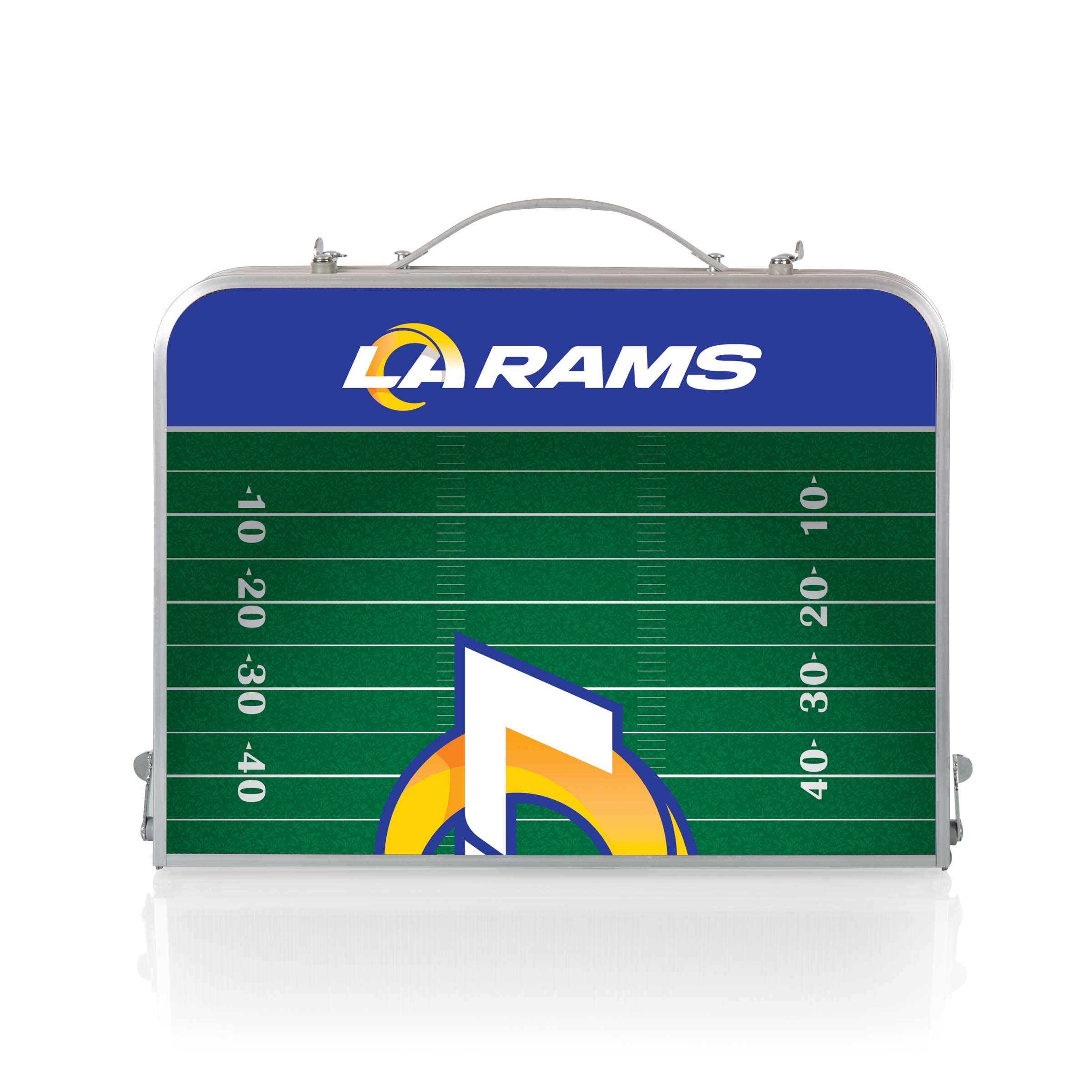 PICNIC TIME NFL Concert Mini Portable Folding Table - Small Lightweight Picnic Table for Outdoor Games, Tailgating, Camping & Beach Parties