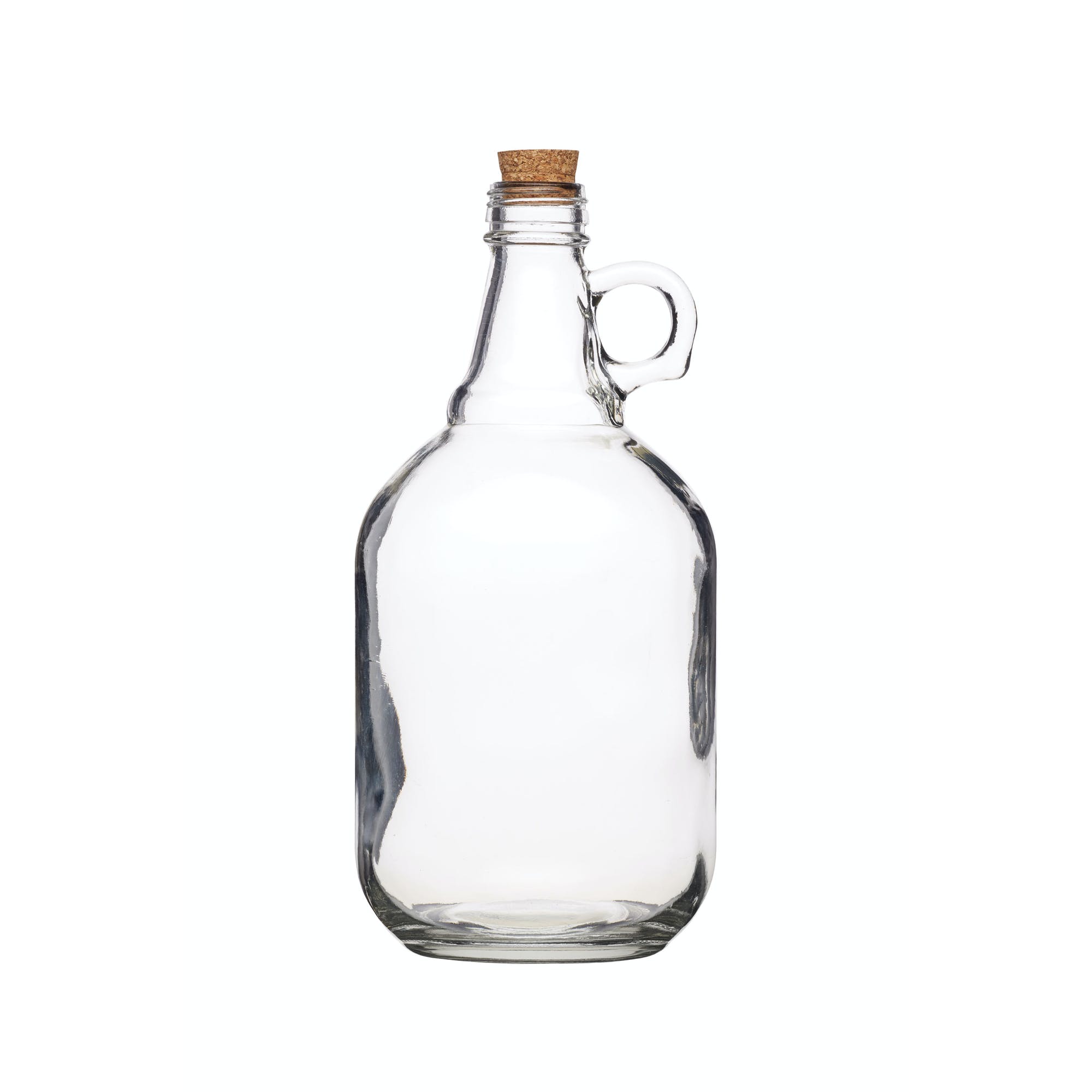 1.9L Glass Demijohn Bottle - Perfect for Home Brewing, Wine Making & DIY Craft Projects