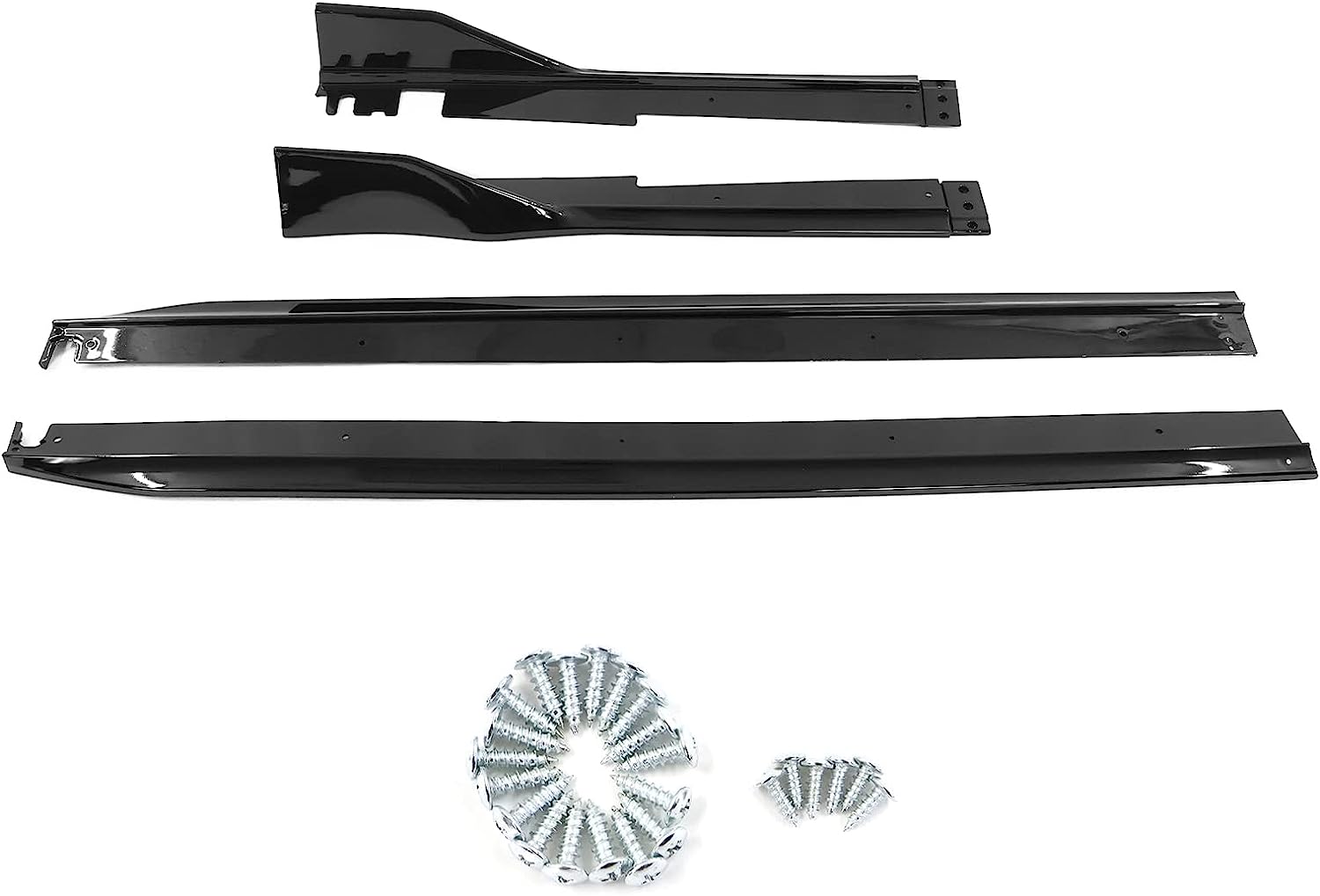 2022-2024 Honda Civic 11th Gen Type R Side Skirts Rocker Panel - Gloss Black ABS Plastic Body Kit for Enhanced Style & Protection | Perfect for Car Enthusiasts & Street Racing