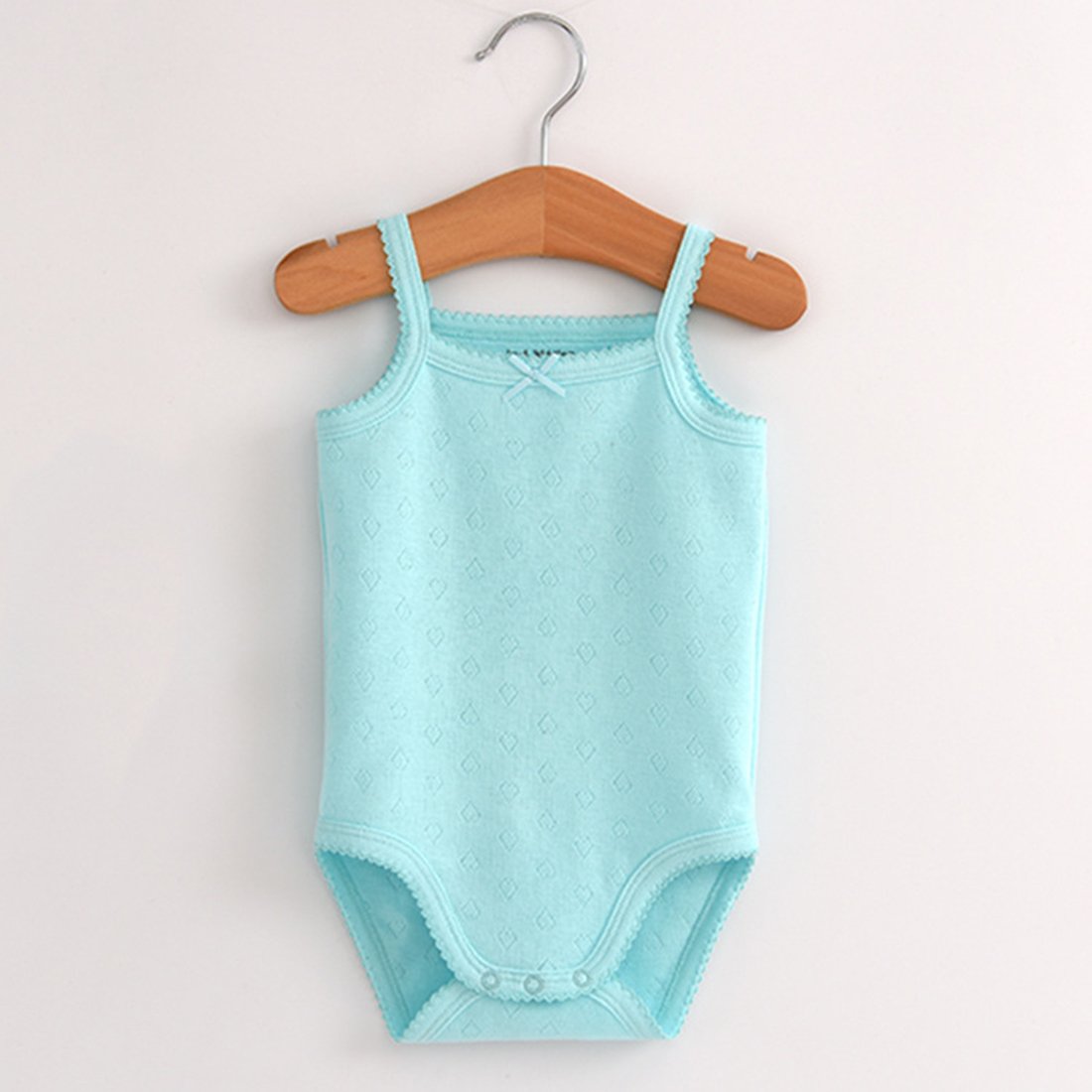 Baby Girls Spaghetti Strap Bodysuit - Sleeveless Cotton Tank Top Onesie Outfit (3-Pack) | Soft Summer Baby Clothes for Playtime & Outdoor Activities