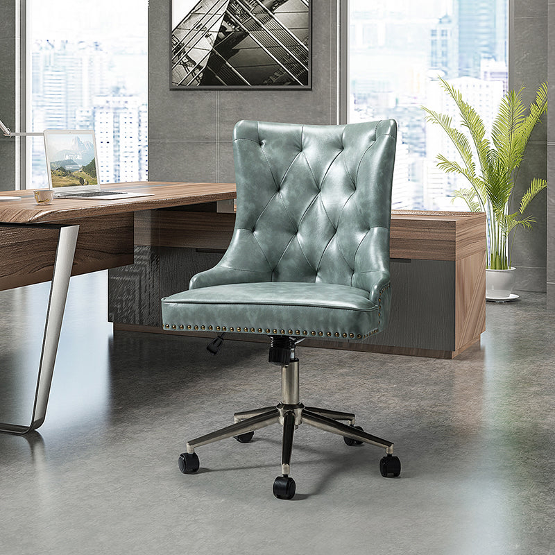 Euander Vegan Leather Office Chair - Ergonomic Desk Chair for Home & Work - Comfortable & Durable for Long Hours Sitting