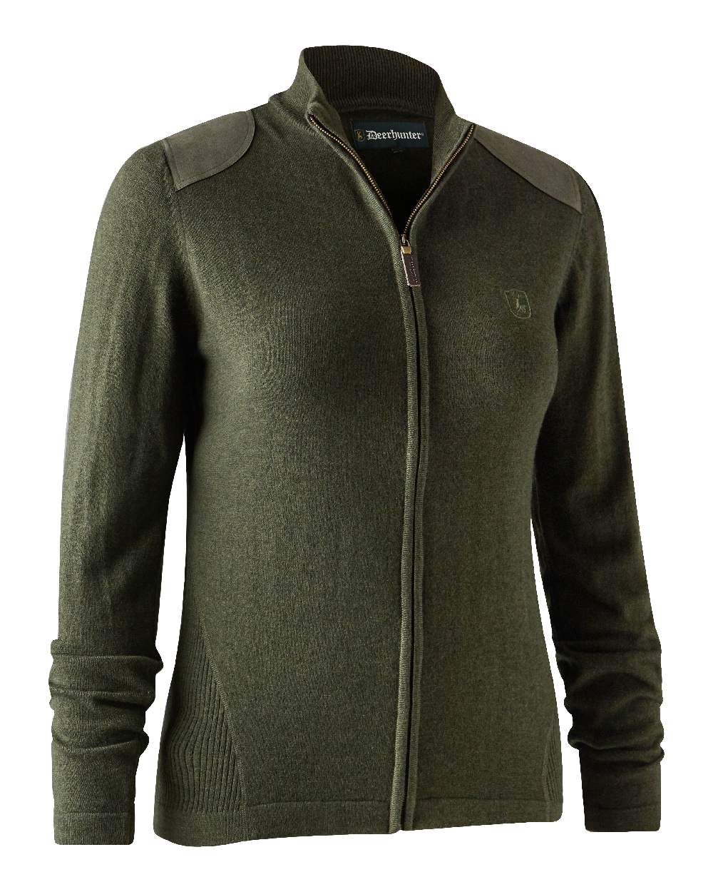 Deerhunter Lady Darlington Full Zip Cardigan for Women - Cozy Knit Sweater Jacket with Pockets | Perfect for Fall, Winter & Outdoor Activities