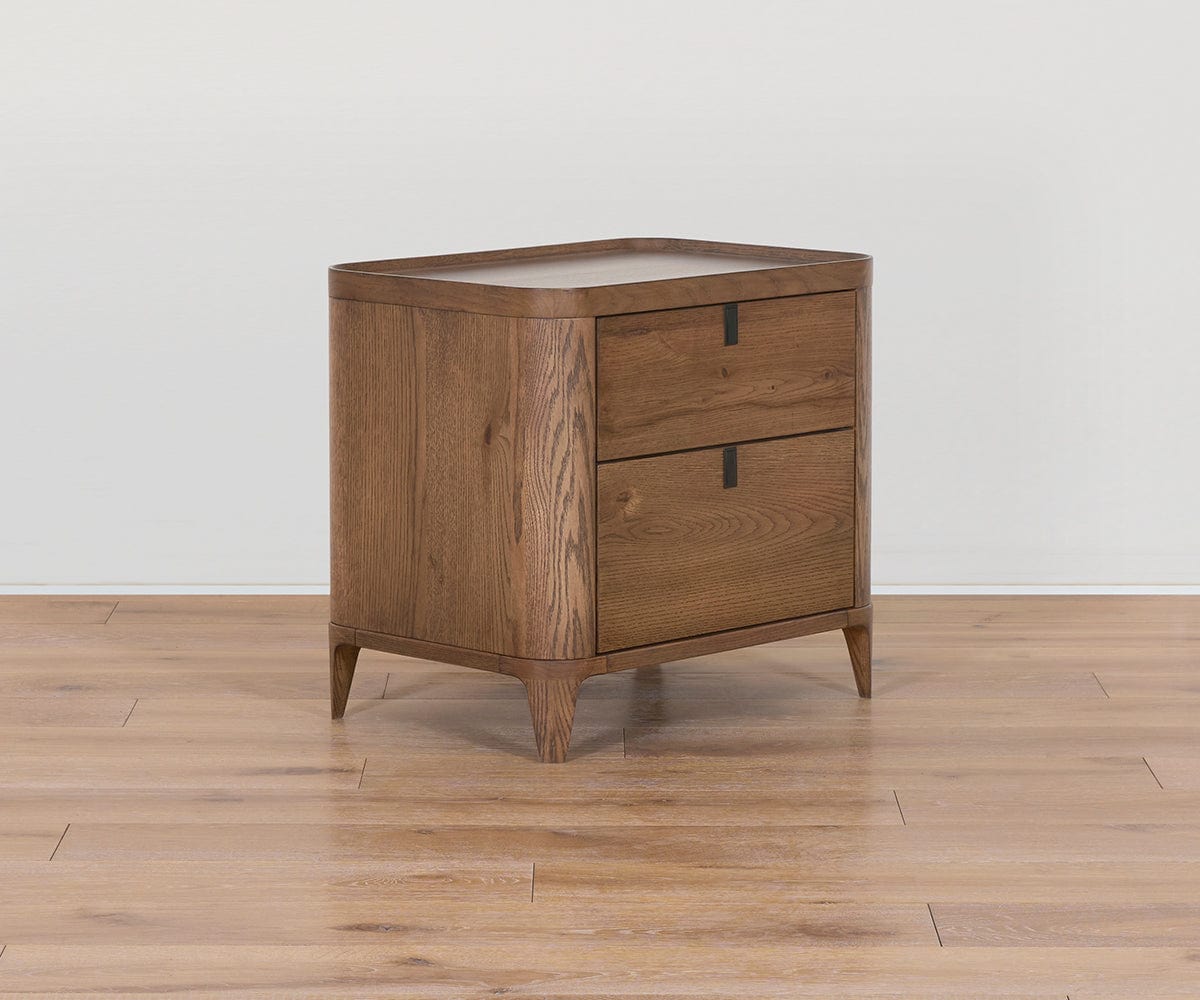 Modern Nightstand with Drawer - Stylish Bedside Table for Bedroom, Living Room, or Office - Perfect for Storage and Decor