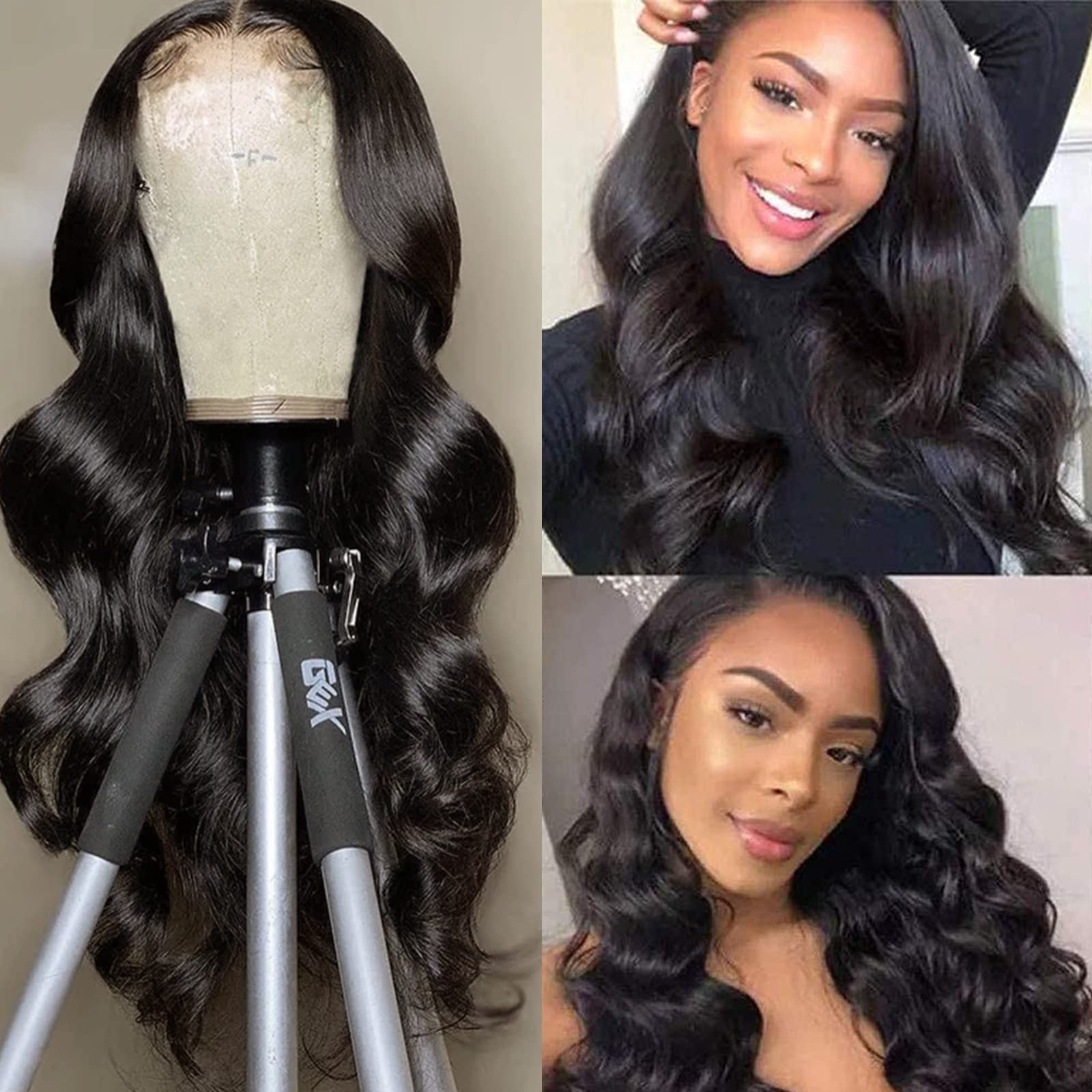 13x4 HD 180% Density Body Wave Lace Front Wigs Human Hair - Glueless Pre Plucked Bleached Knots with Baby Hair for Women (26 Inch) | Perfect for Daily Wear, Cosplay & Special Occasions