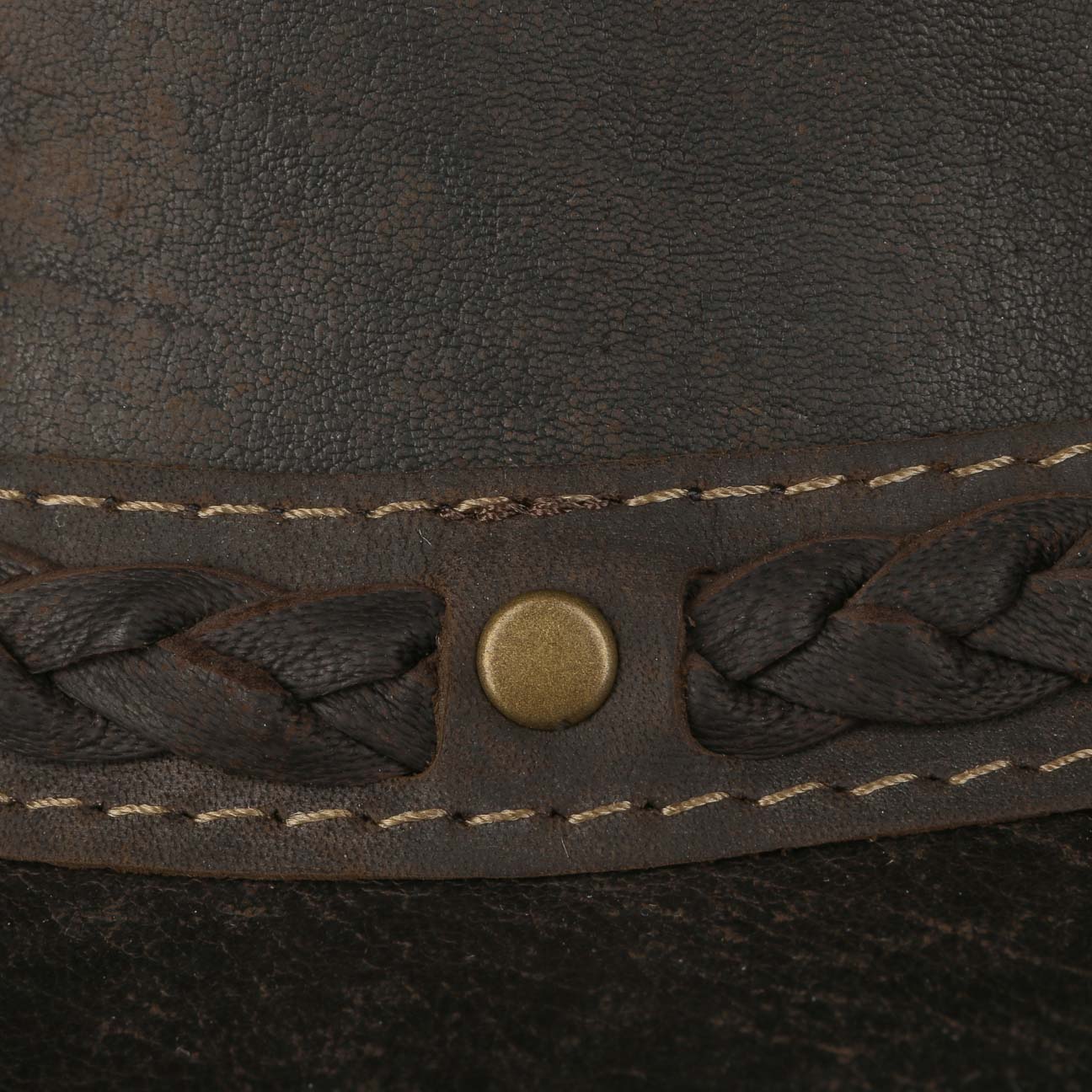 BARMAH Squashy Crackle Kangaroo Hat - Soft & Stylish Unisex Kangaroo Leather Hat for Men & Women - Perfect for Outdoor Adventures, Hiking, and Fashion Statements