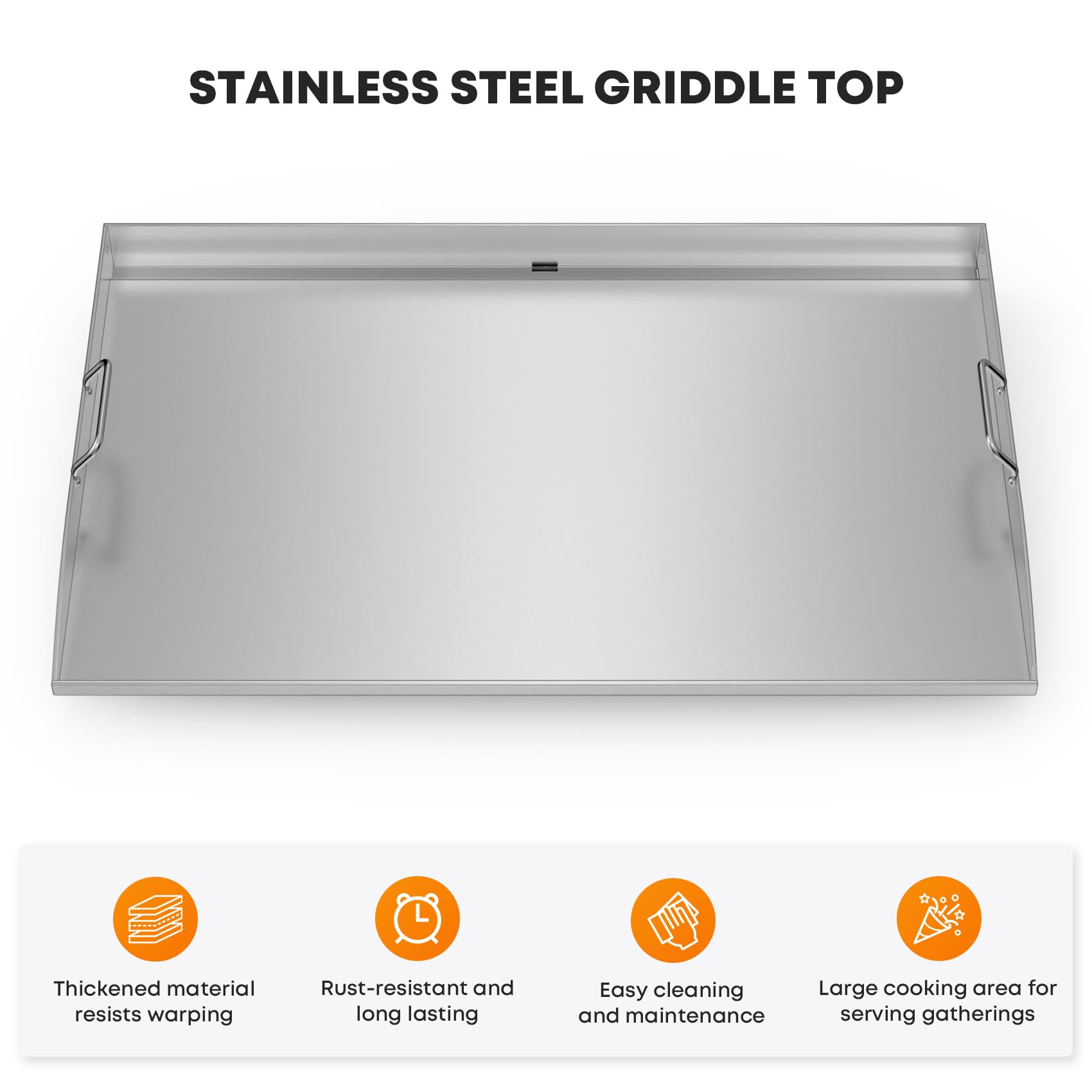 Stanbroil 36 Inch Stainless Steel Flat Top Griddle Replacement for Blackstone 36