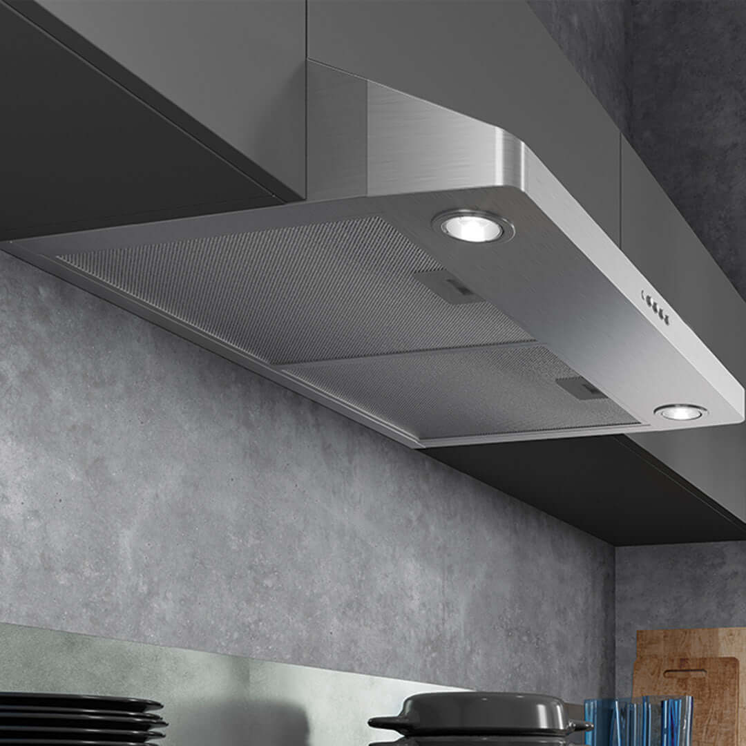 Faber Levante G Under Cabinet Range Hood - Stainless Steel Kitchen Vent Hood with Multiple Size Options for Modern Home Cooking