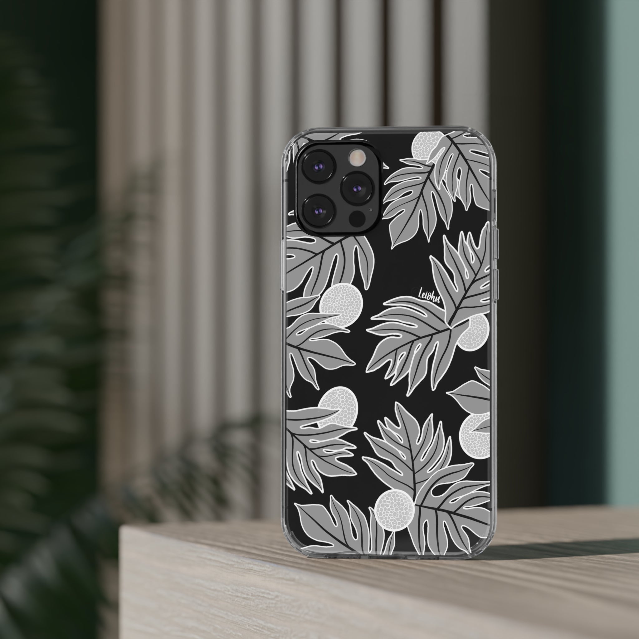 Premium Ulu Ke'oke'o Clear Phone Case - Shockproof & Scratch-Resistant Protective Cover for iPhone 14/13/12/11 Pro Max - Perfect for Outdoor Adventures, Travel & Daily Use
