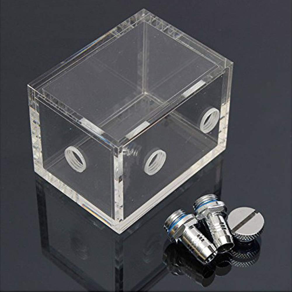 200ml Acrylic Water Tank PC Cooling System - CPU Water Block & Radiator for Liquid Cooling - Perfect for Gaming Rigs & High-Performance Computers