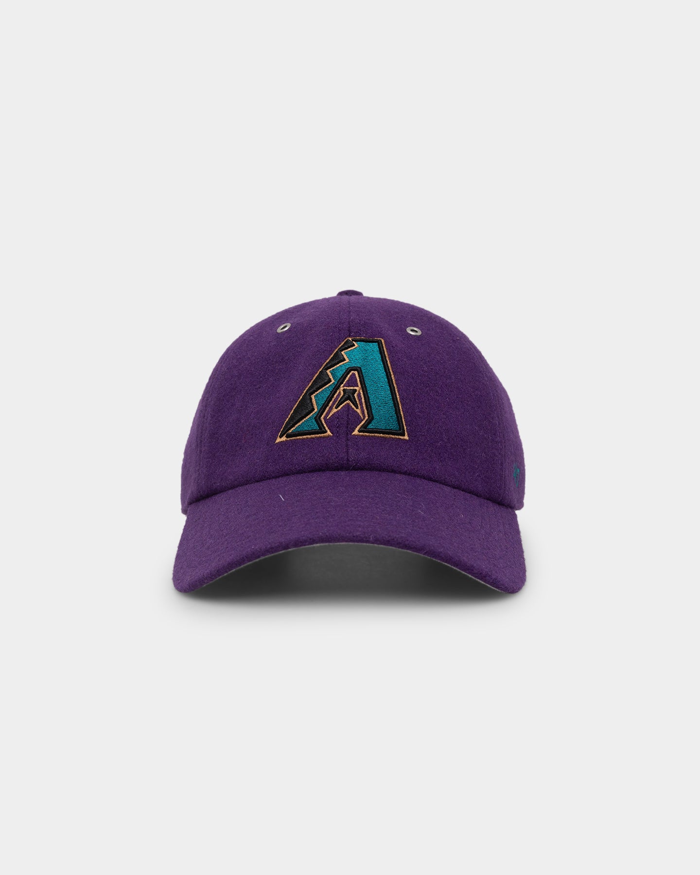 47 Brand Arizona Diamondbacks Wool '47 Clean Up Adjustable Strapback Hat - Purple | Official MLB Baseball Cap for Fans, Men & Women | Perfect for Games, Tailgating & Everyday Wear