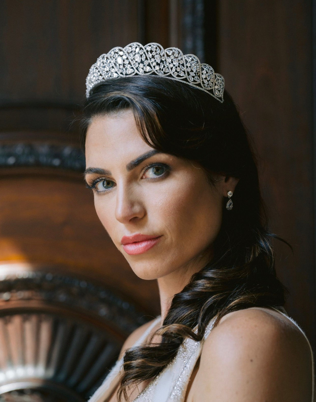 Delia Tiara 1 - Elegant Rhinestone Hair Accessory for Women | Perfect for Weddings, Prom, Parties & Special Occasions