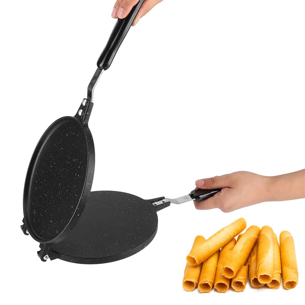 **Non-Stick Waffle Maker & Egg Roller Pan – 2-in-1 Breakfast Machine for Pancakes, Wafers & Waffles – Perfect for Home Kitchen, Parties & Quick Breakfasts**    *(Use Cases: Ideal for family breakfasts, brunch gatherings, kids' snacks, holiday treats, and homemade desserts.)*