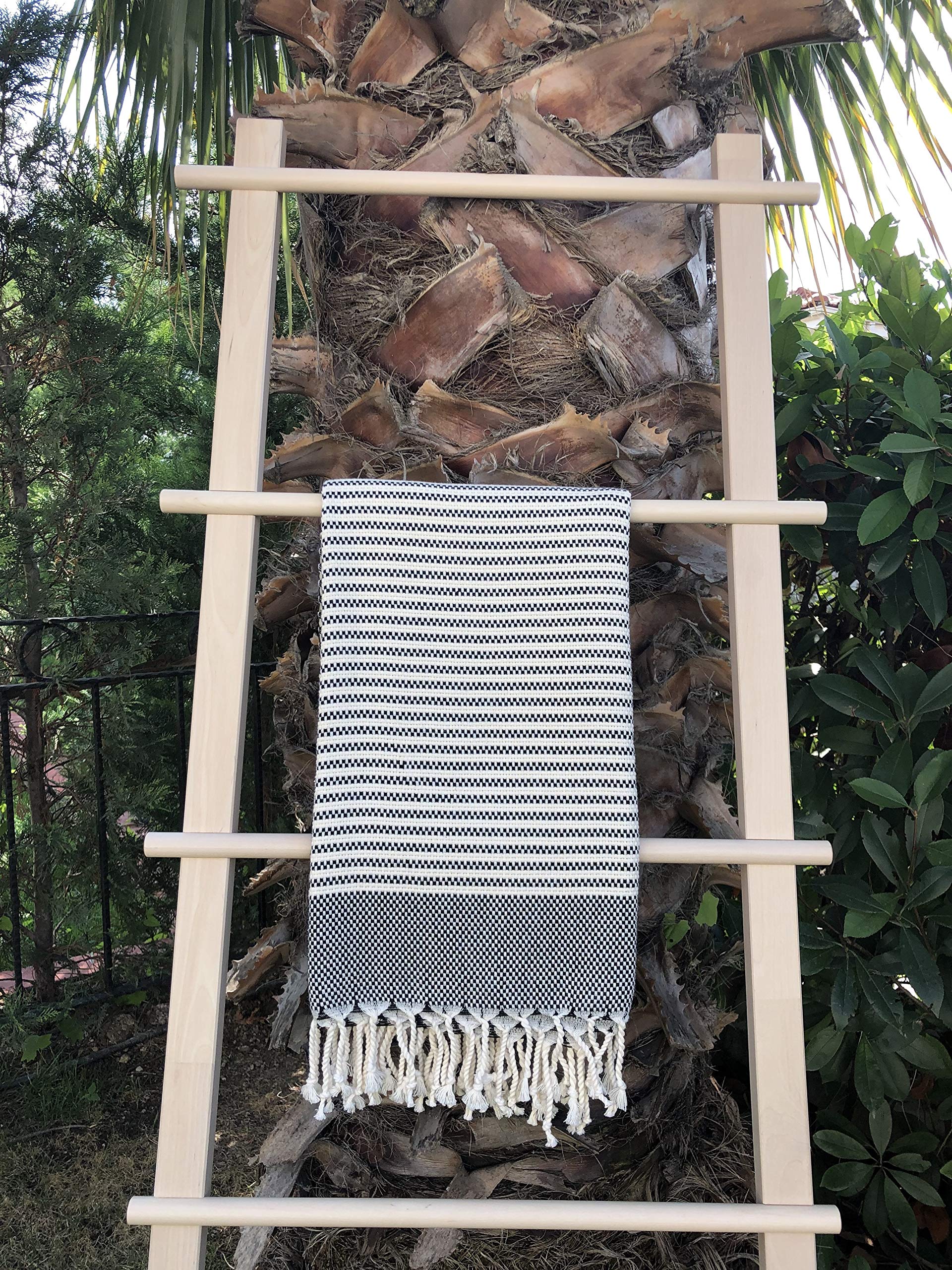 Premium Olive & Linen Zipper Turkish Hand Towel - Soft Absorbent Kitchen Towels for Dishes, Drying Hands & Home Decor (Set of 2) - Perfect for Bathroom, Kitchen & Gift Giving