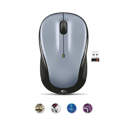 Logitech M325 Wireless Mouse - 2.4GHz Connectivity, Ergonomic Design, 18-Month Battery Life - Perfect for Home, Office & Remote Work (Silver)