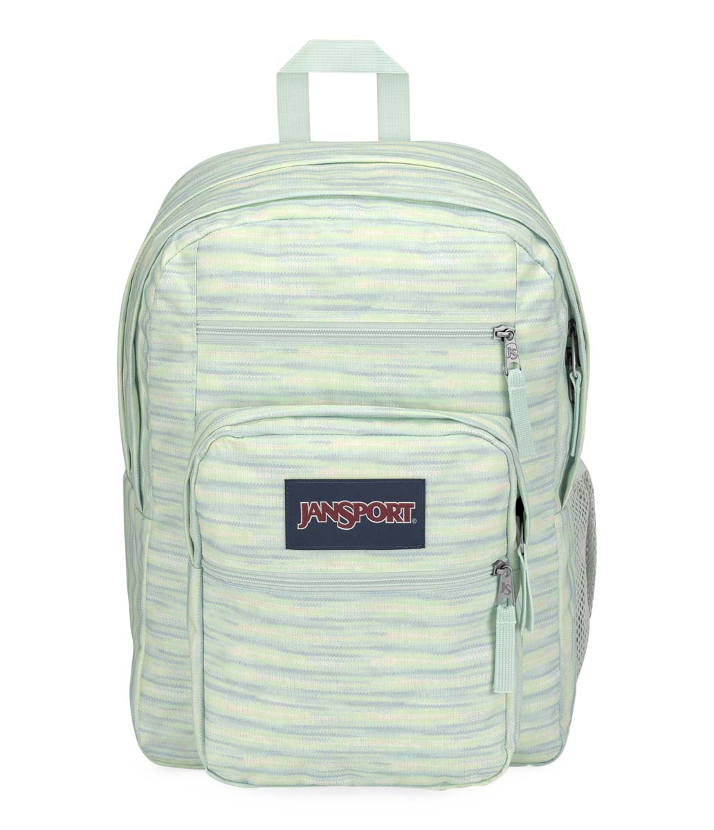 JanSport Big Student Backpack 70s Space Dye Fresh Mint - Durable School & College Backpack for Laptops, Books & Essentials | Perfect for Campus, Travel & Everyday Use