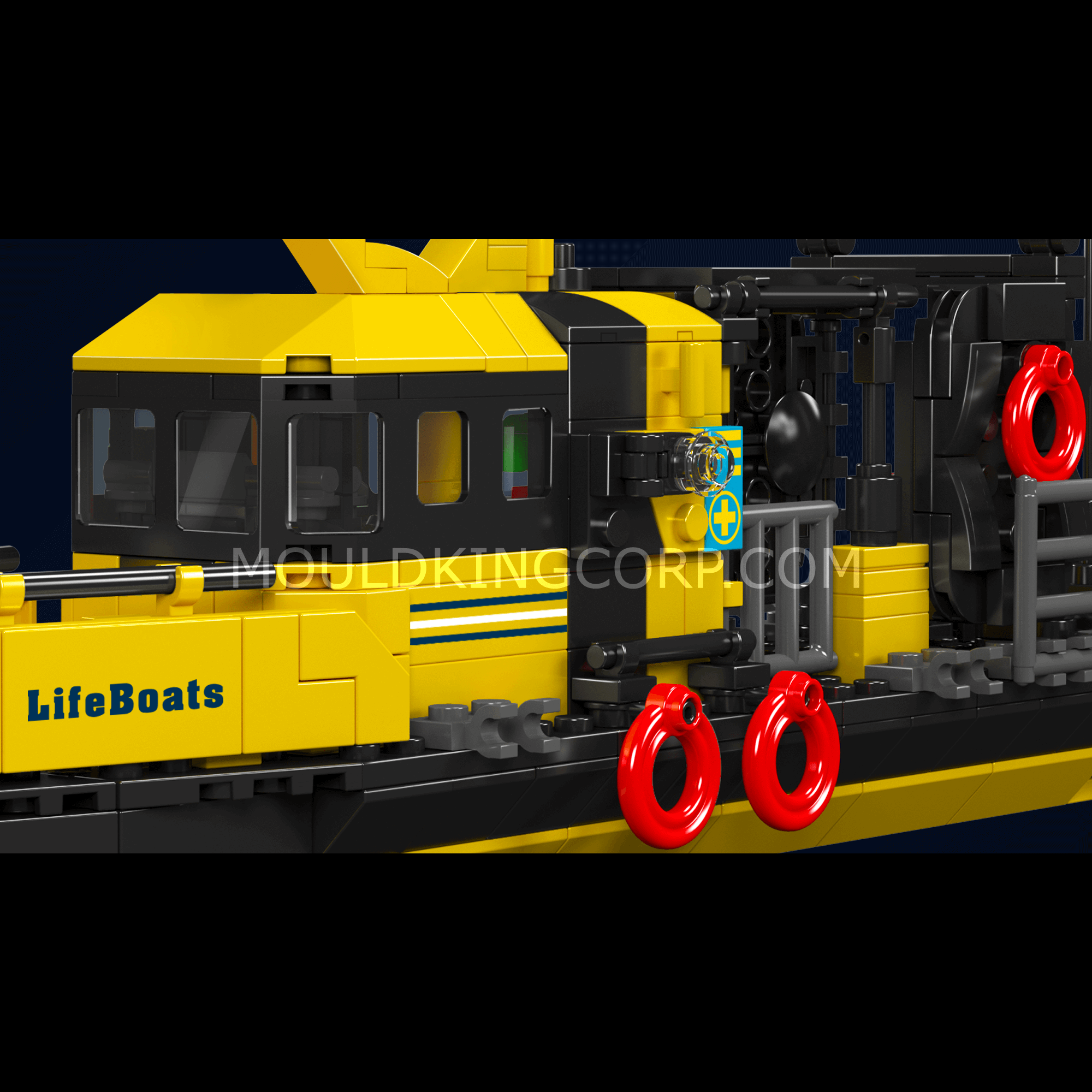 Mould King 10080 Norwegian Multi-Functional Lifeboat Building Set - 462 Pcs STEM Toy for Kids & Adults | Perfect for Creative Play, Collectors & Model Ship Enthusiasts