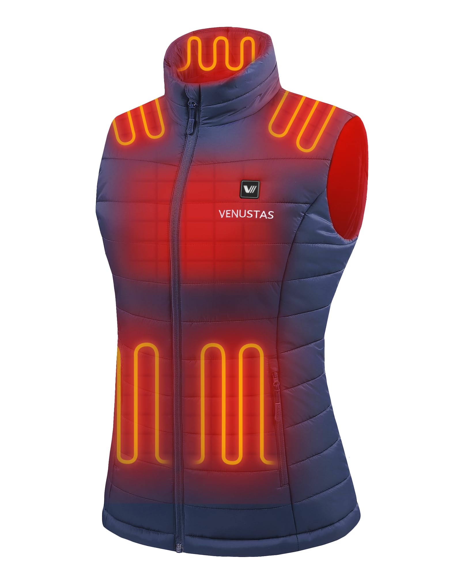 Venustas Women's Heated Vest with 7.4V Battery Pack - Electric Warming Jacket for Cold Weather | Perfect for Outdoor Activities, Winter Sports & Daily Commute