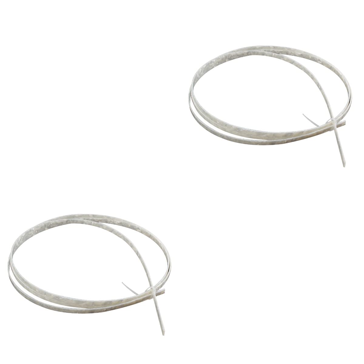 2-Pack 6mm Guitar Purfling and Binding Strips - White Acoustic Guitar Sidebar for Bass & Electric Guitars - Perfect for DIY Guitar Repair & Customization