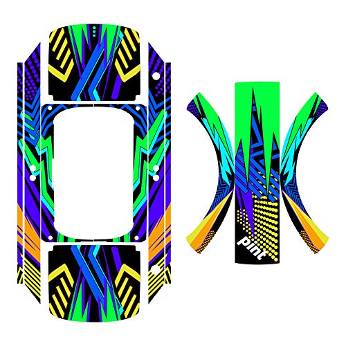 OneWheel Pint Graphics Kit - Mayhem Sonic Design with Rail & Fender Decals + Grip Tape | Earth Surf Designs by Senge Graphics Inc. | Perfect for Customizing Your Electric Skateboard & Street Riding