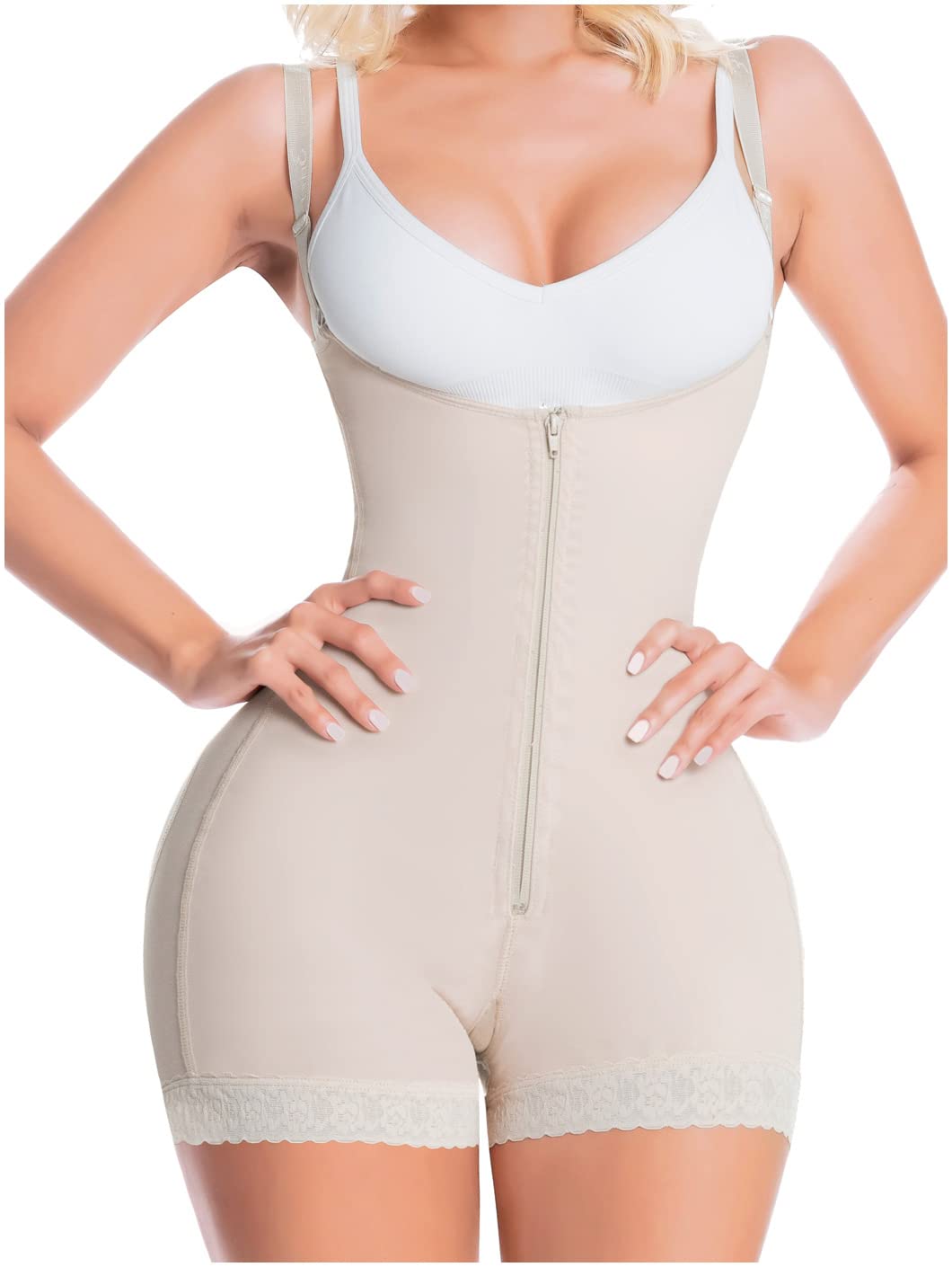 Milia Women's Colombian Shapewear Boyshorts - Stage 2 Post-Surgery Compression Garment 2310 for Tummy Control & Body Shaping | Perfect for Postpartum Recovery, Weight Loss & Everyday Wear