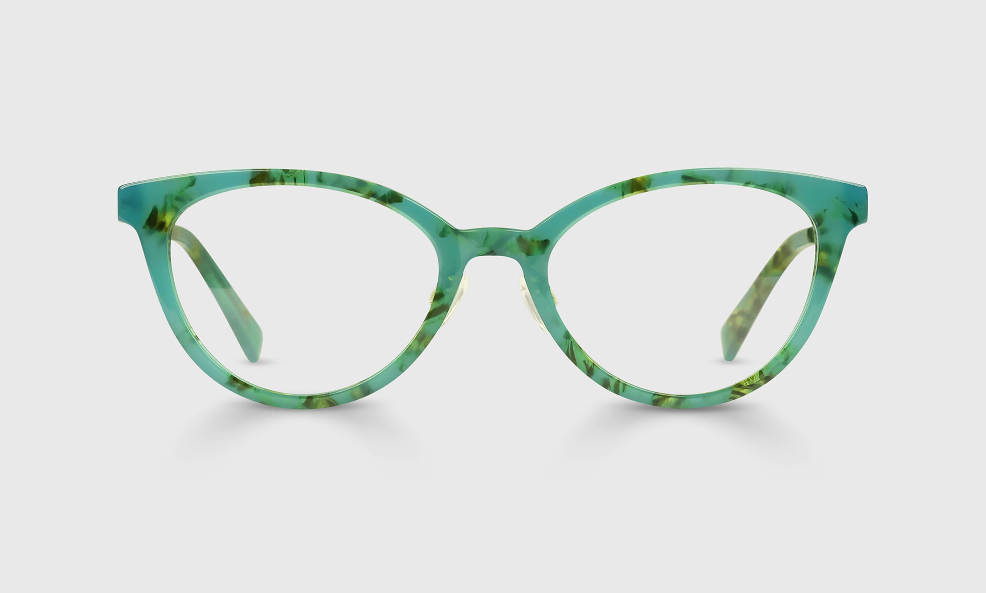17 - Jade Marble Front and Gunmetal Temples
