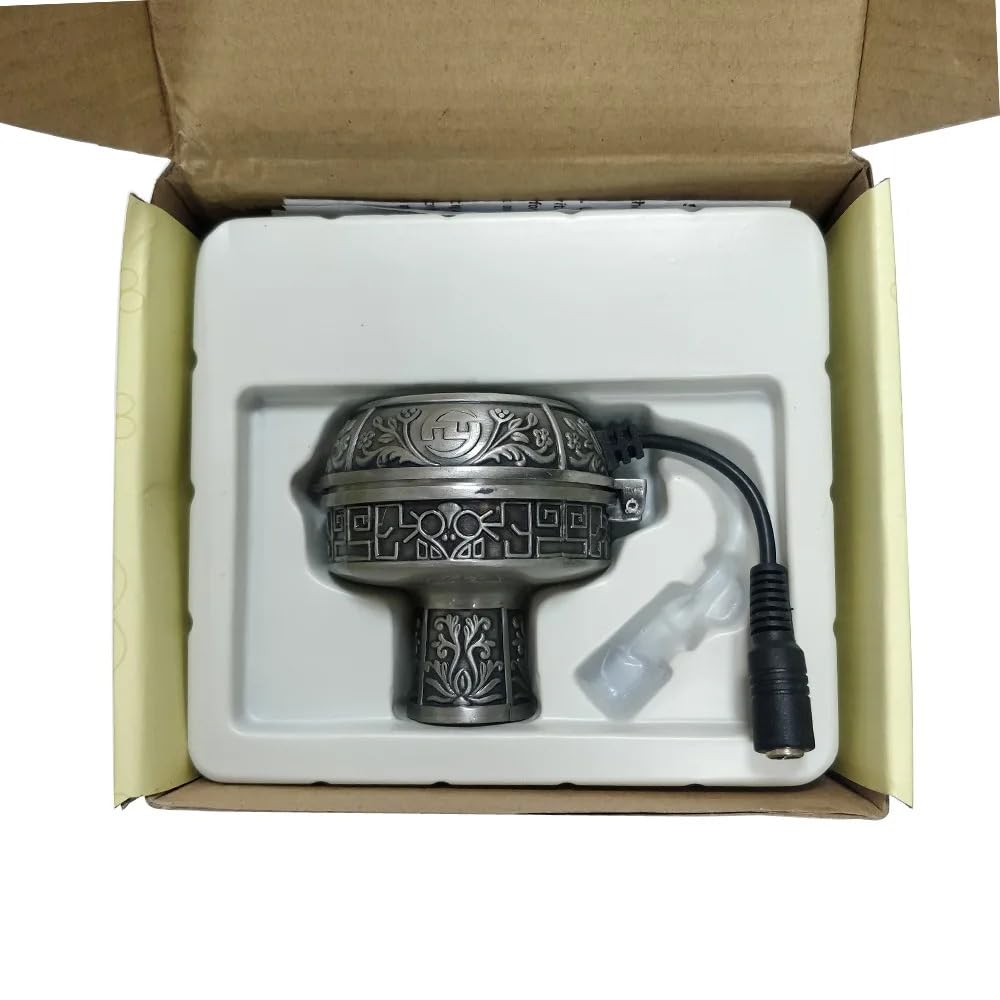 Premium Ceramic Hookah Bowl - Electronic Shisha Head with Multifunctional Design for Smooth Smoking | Perfect for Home Use, Parties & Relaxation