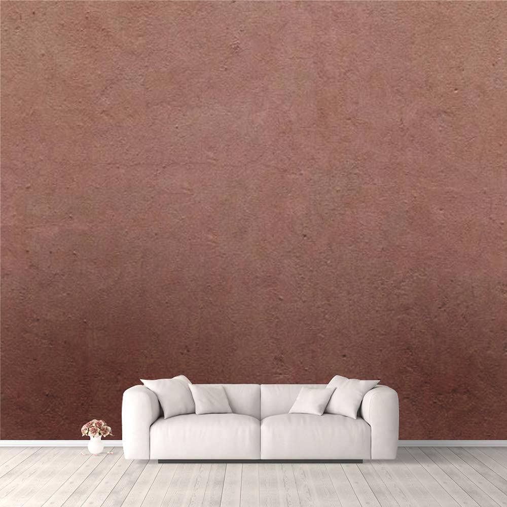 3D Textured Stucco Wallpaper - Terracotta Color Peel & Stick Wall Mural for Bedroom, Living Room, Dorm Decor | Self-Adhesive Removable Wallpaper for Walls, Ceiling & Wardrobe | Perfect for Home Renovation & Interior Design Projects