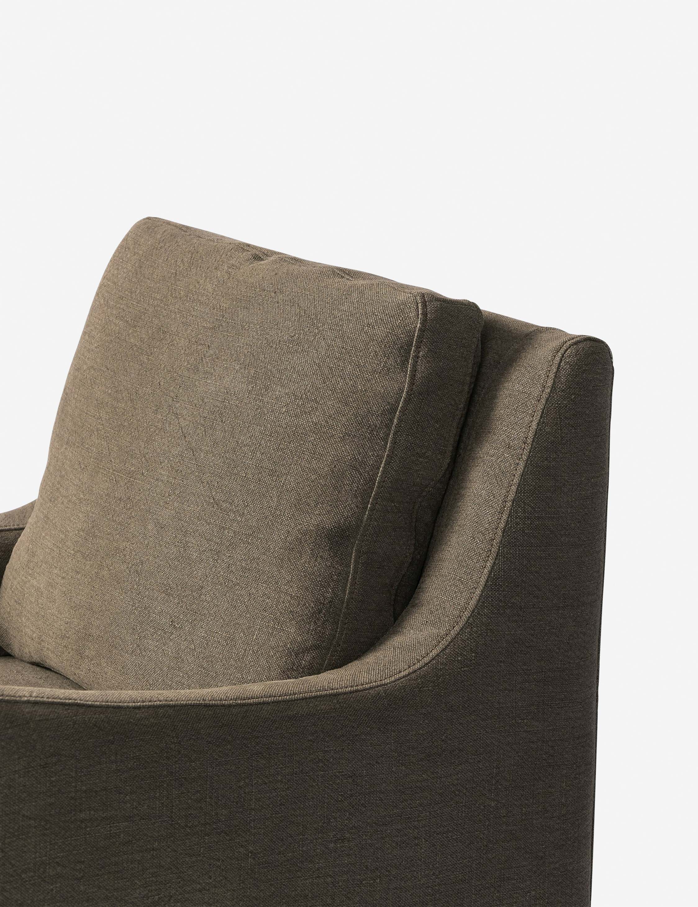 Aurelia Dining Chair by Amber Lewis x Four Hands - Modern Upholstered Dining Room Chair for Kitchen, Dining Table, and Home Decor - Perfect for Farmhouse, Contemporary & Elegant Interiors