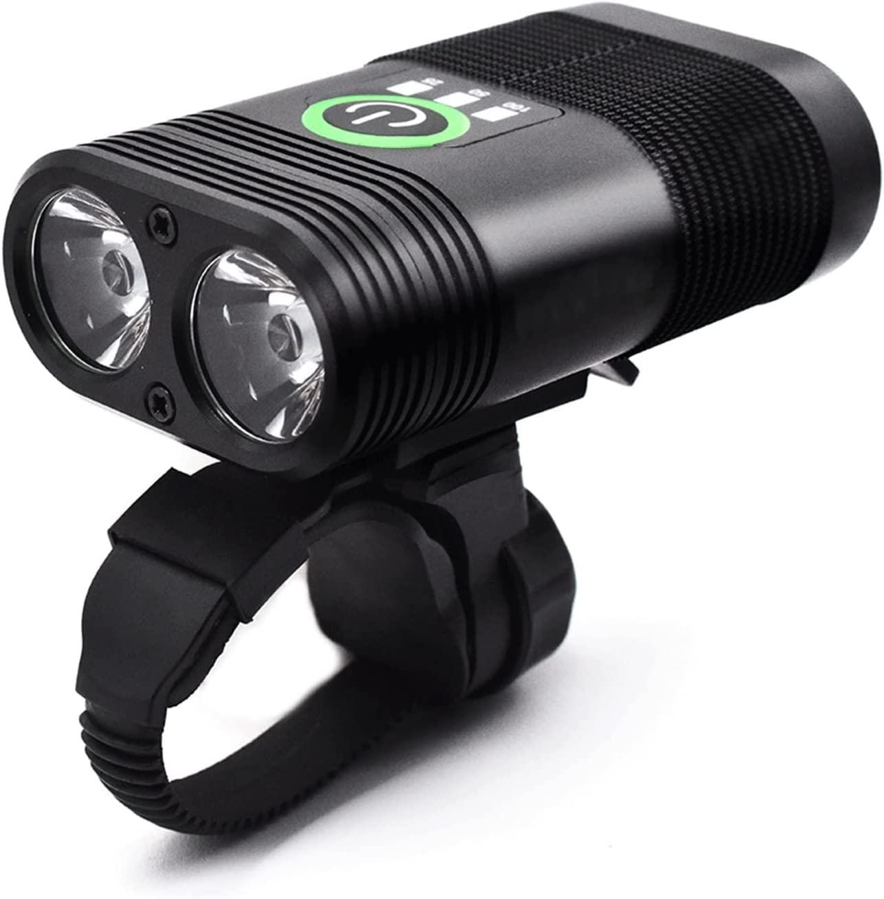 JYYBN 400 Lumen Rechargeable Bike Light - 5 Light Modes Bicycle Headlight with Smart Power Indicator for Night Riding, Cycling, Hiking & Camping | Waterproof LED Bike Front Light for Safety & Outdoor Adventures