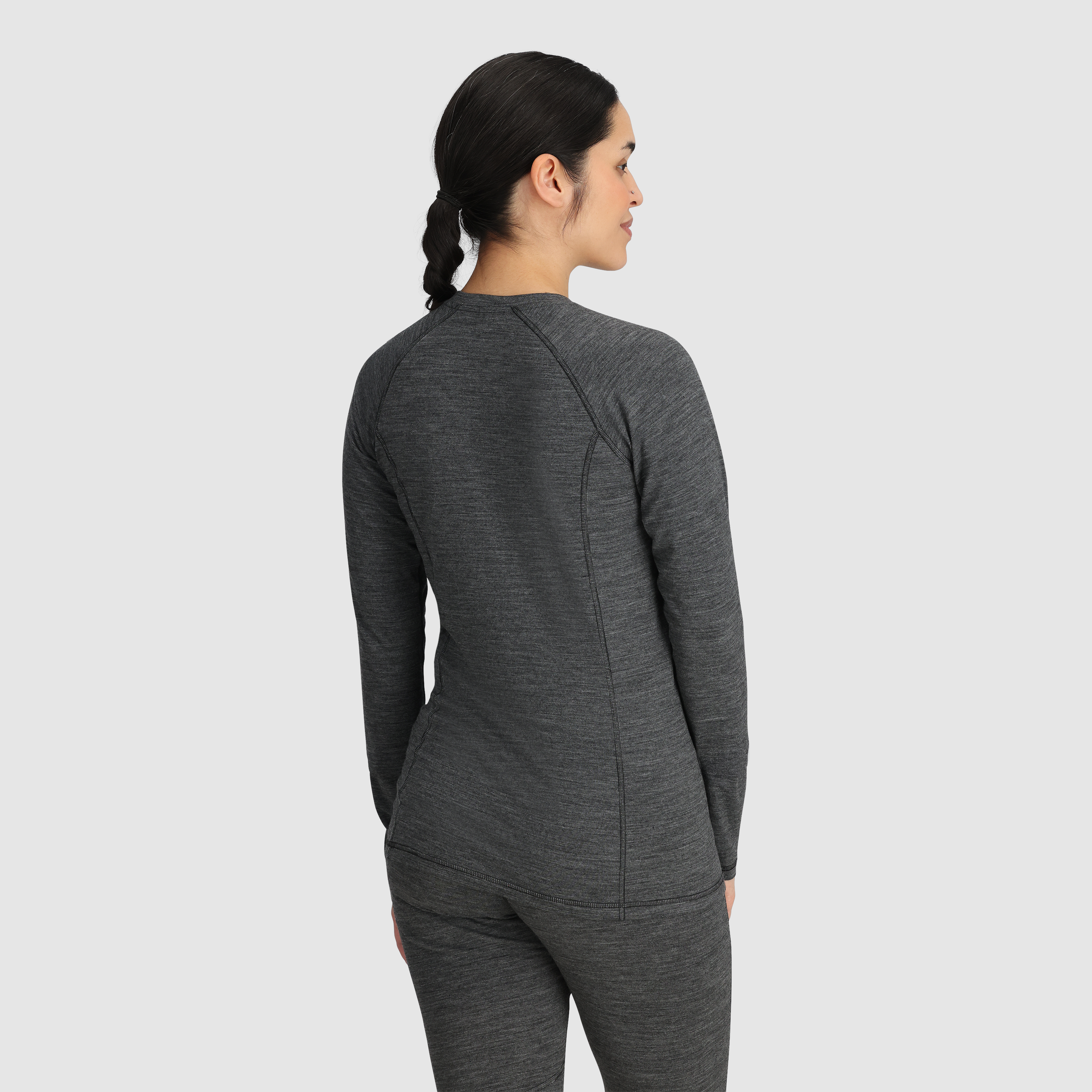 Women's Alpine Onset Merino 150 Crew Neck Base Layer - Soft Wool Thermal Shirt for Hiking, Skiing & Winter Outdoor Activities