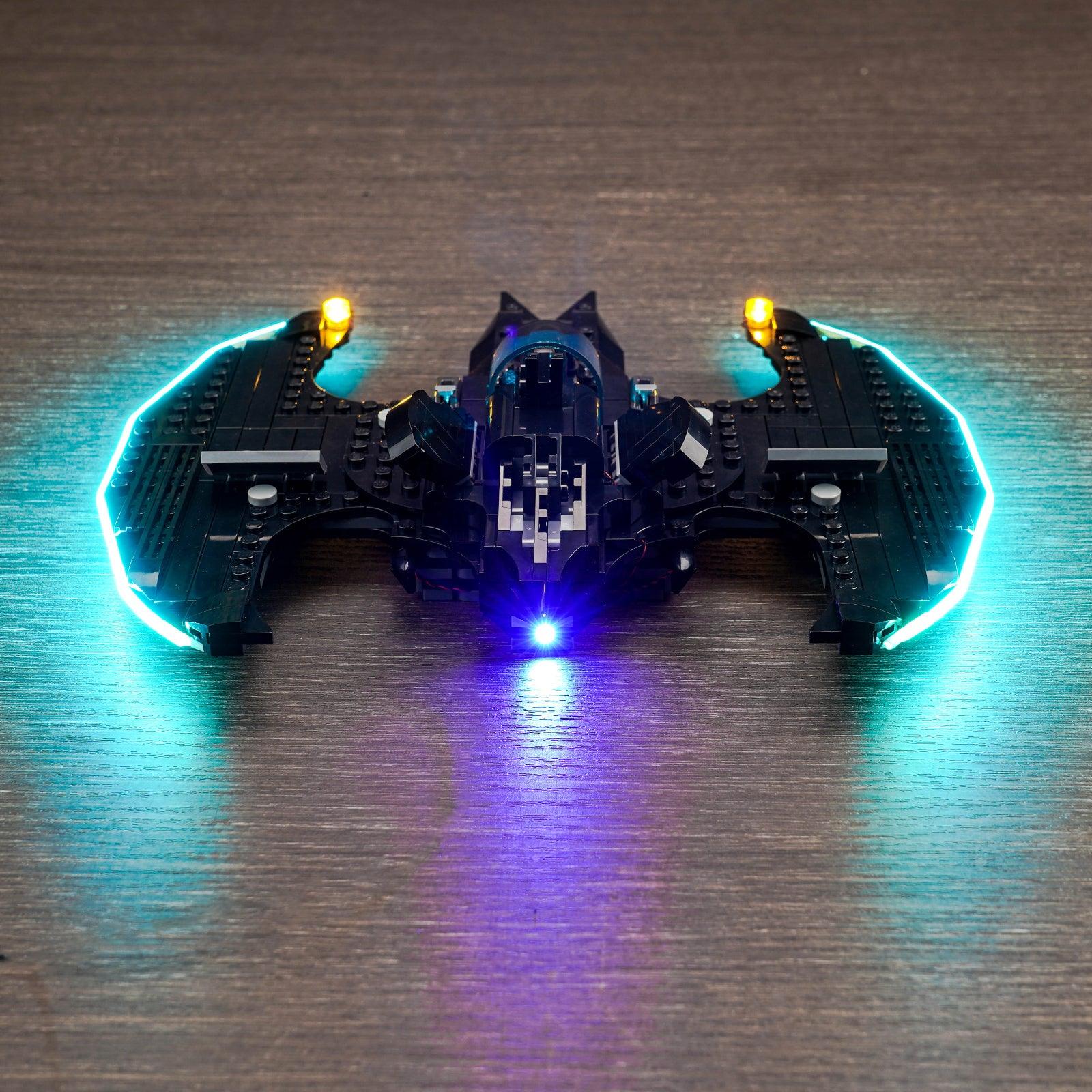 LEGO Batwing 76265 LED Light Kit - Batman vs. The Joker Building Set Accessories | Enhance Your DC Superhero Display & Nighttime Decor