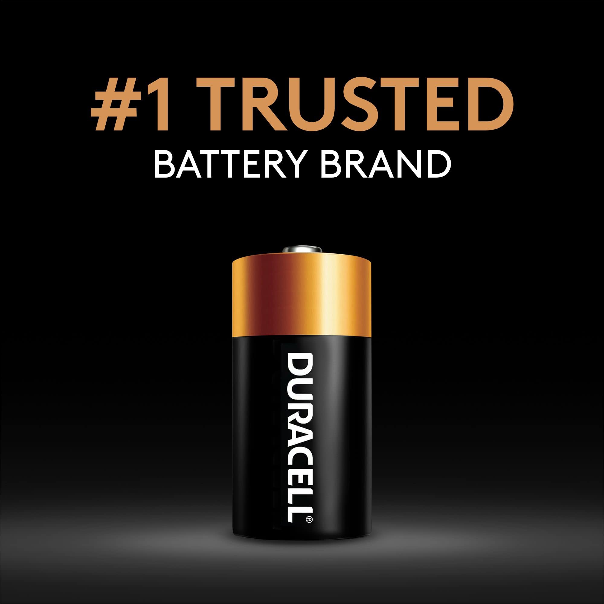 Duracell Coppertop C Alkaline Batteries 1.5V - 2 Pack - Long-Lasting Power for Flashlights, Toys & Electronics