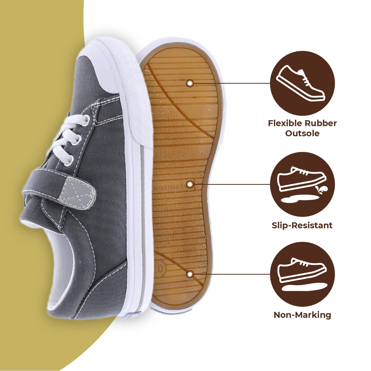 FOOTMATES Baby Boys Jordan Sneakers for Infant Toddler Little Kid - Comfortable Athletic Shoes for Playtime, School & Everyday Wear