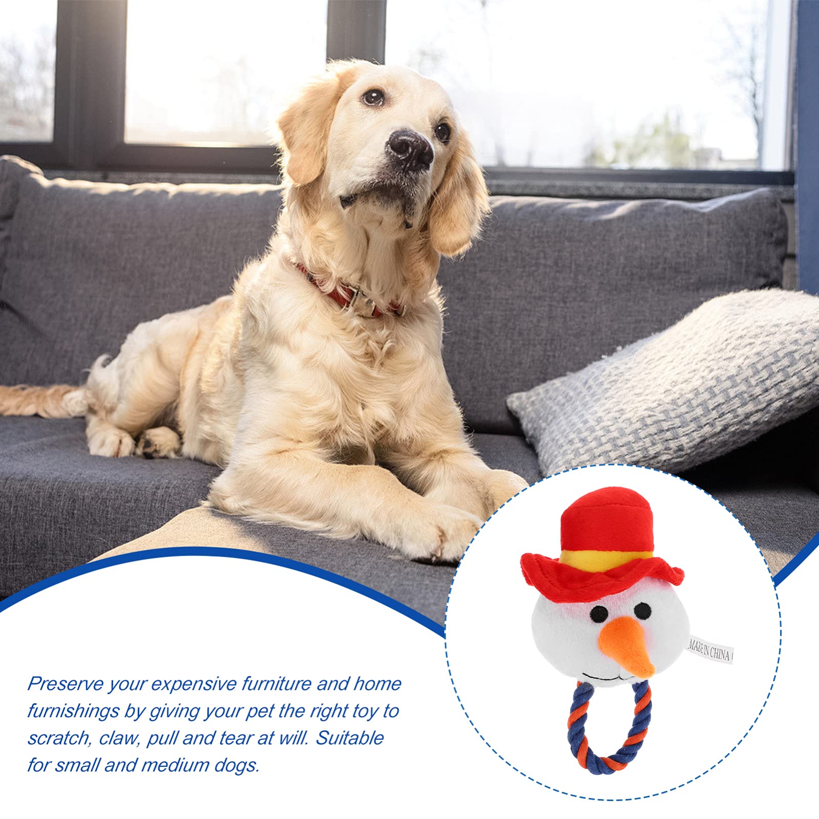 Balacoo Plush Dog Toy - Chew & Sound Puppy Toy for Training & Play