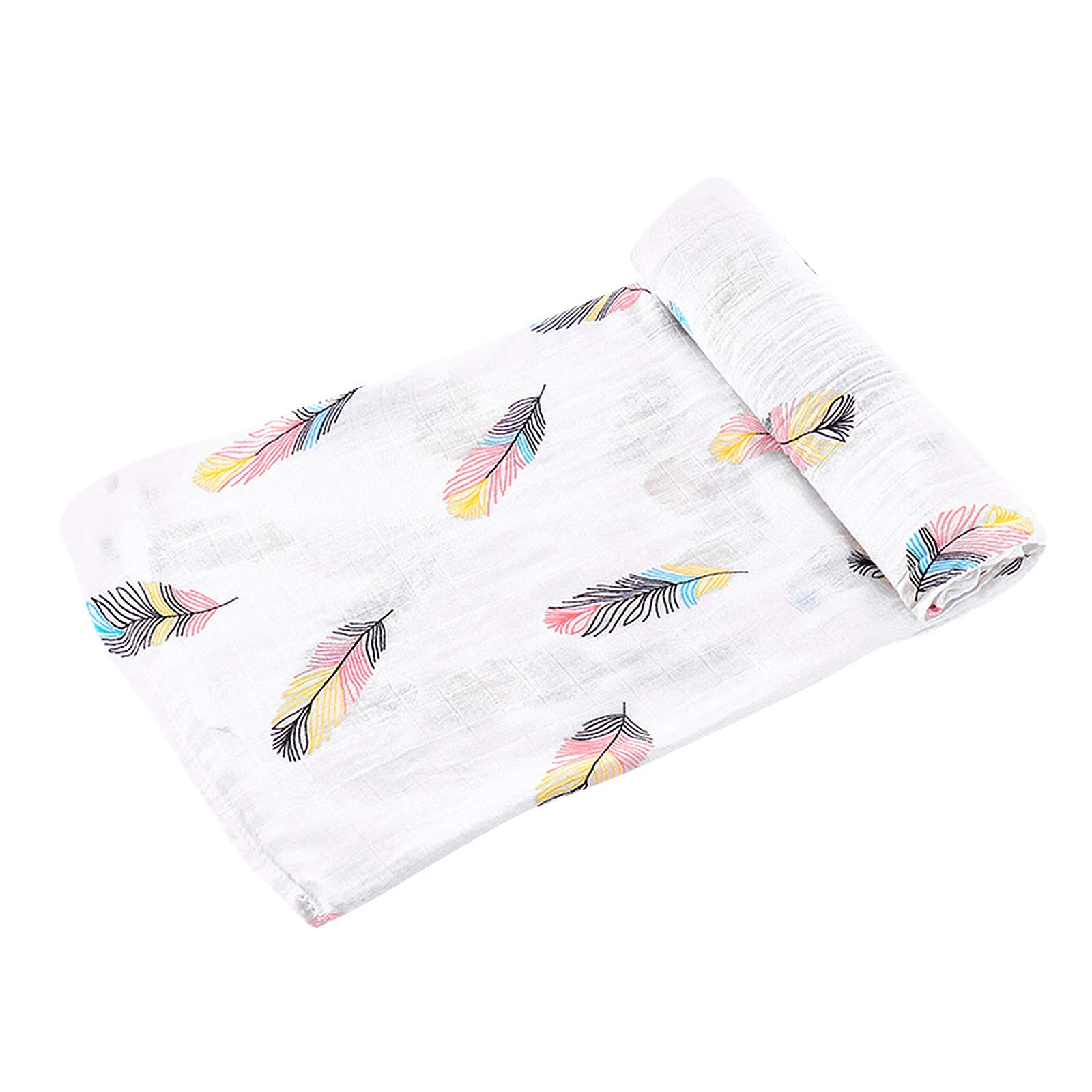 Soft Baby Bath Quilt & Gauze Cotton Towel Set - 2Pcs Absorbent Newborn Washcloths for Gentle Bathing, Baby Shower Gift & Nursery Essentials