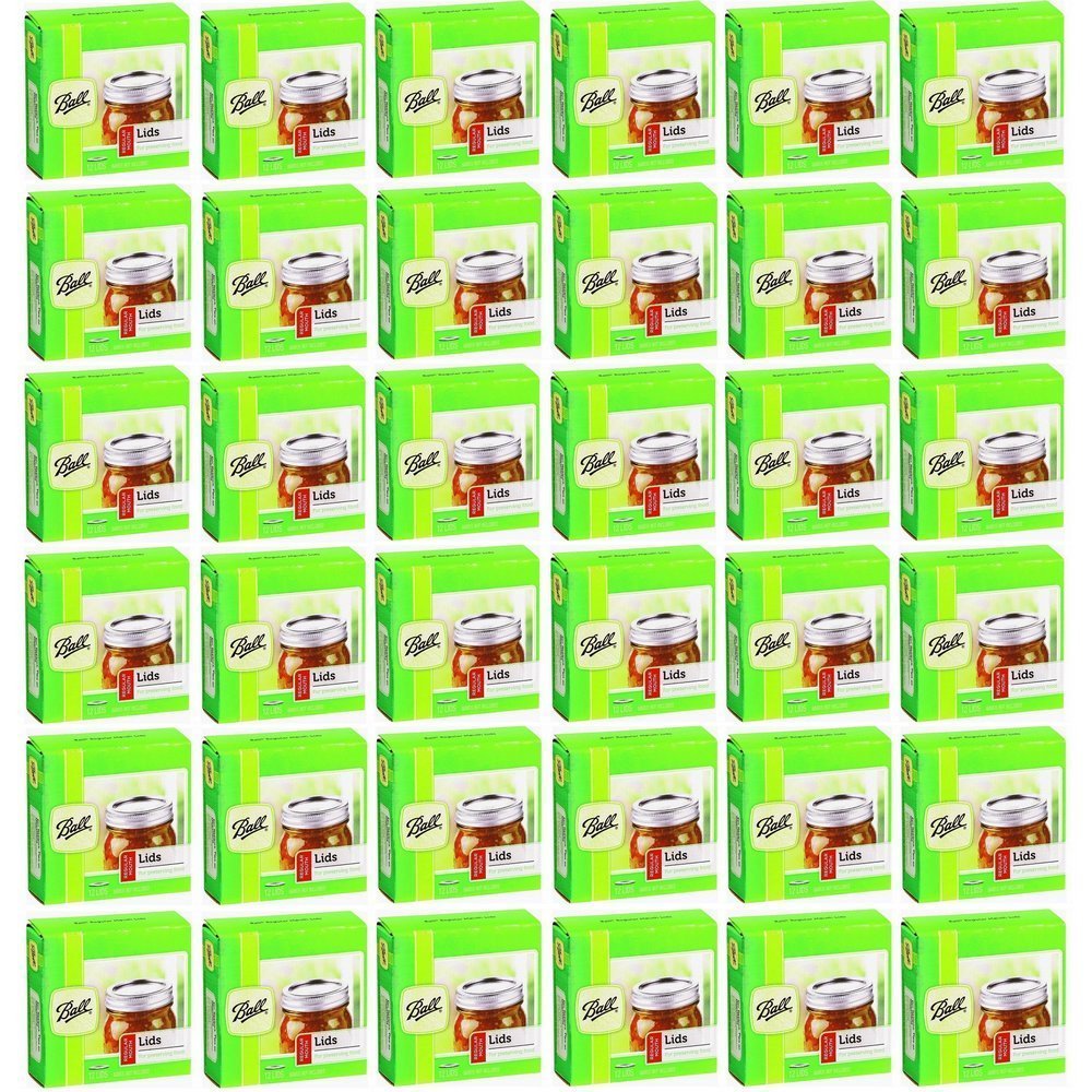 Ball Regular Canning Mason Jar Lids - 36 Dozen (432 Lids) - Airtight Seal for Home Canning, Food Storage & DIY Crafts