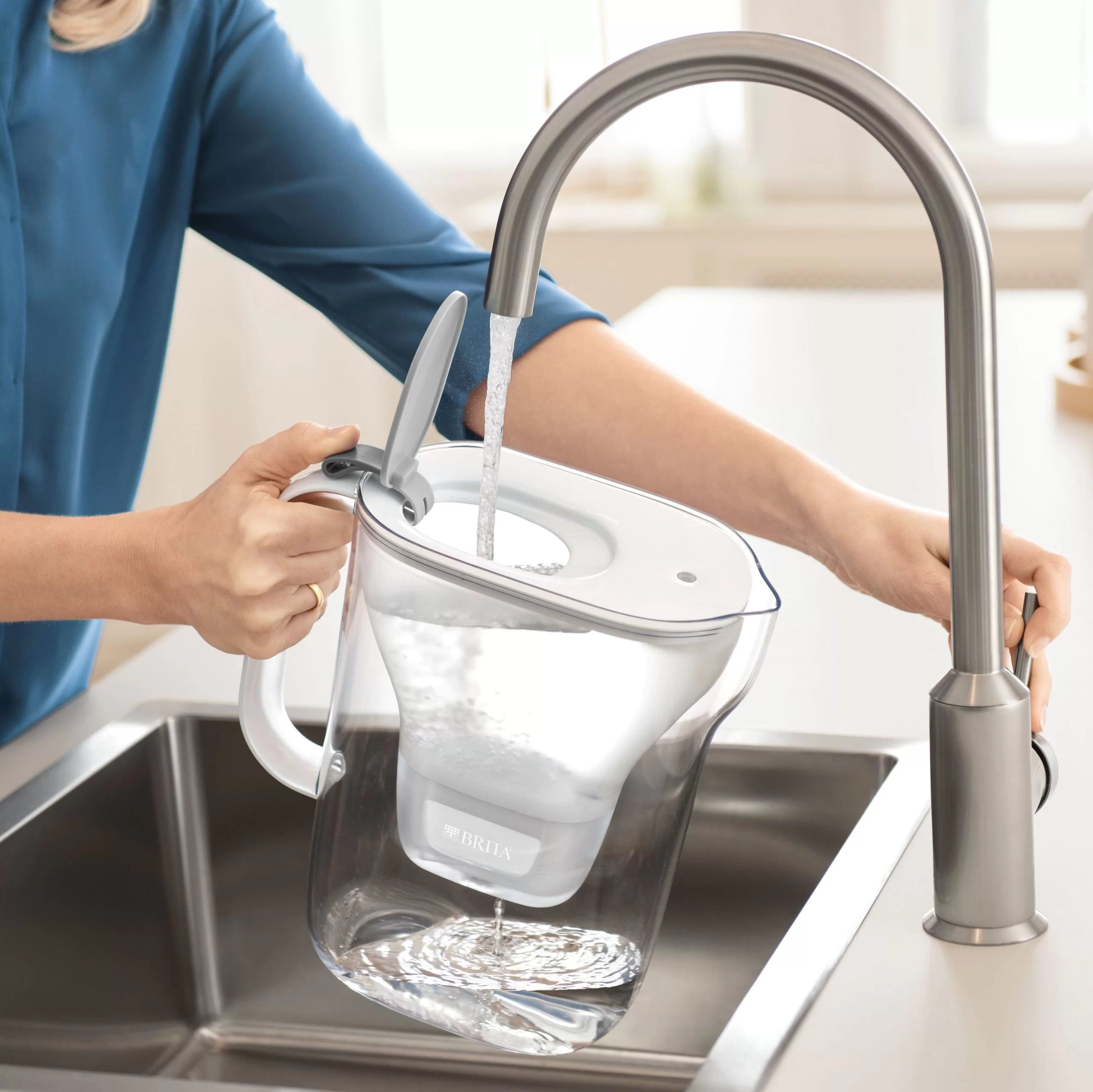 BRITA Style XL Grey Water Filter Pitcher with Maxtra+ Technology – Perfect for Home, Office & Outdoor Use